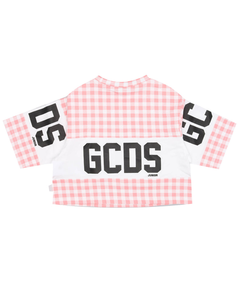 GCDS Junior | T-Shirt Rosa e Bianco