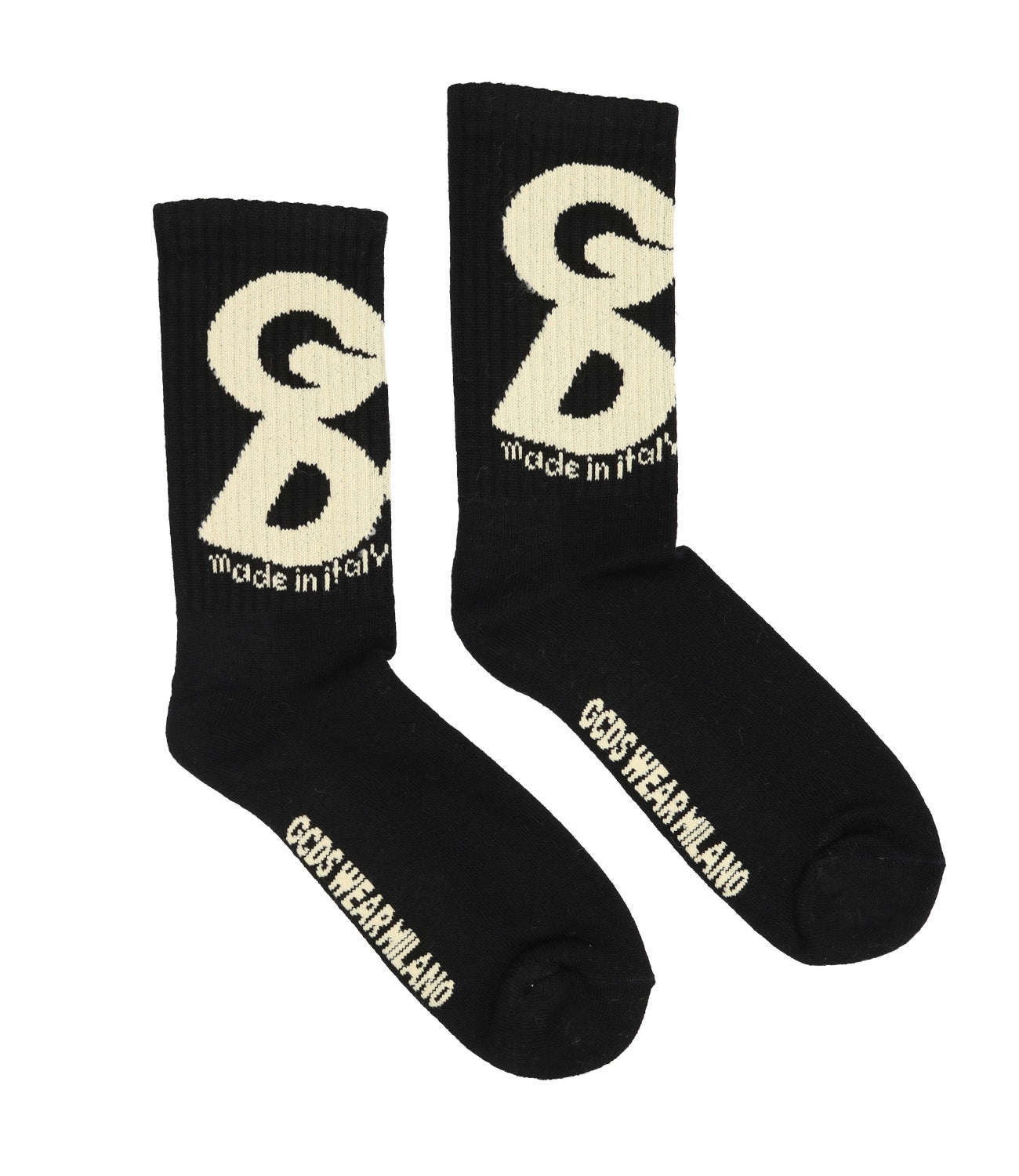 GCDS | Andy Logo Socks Black