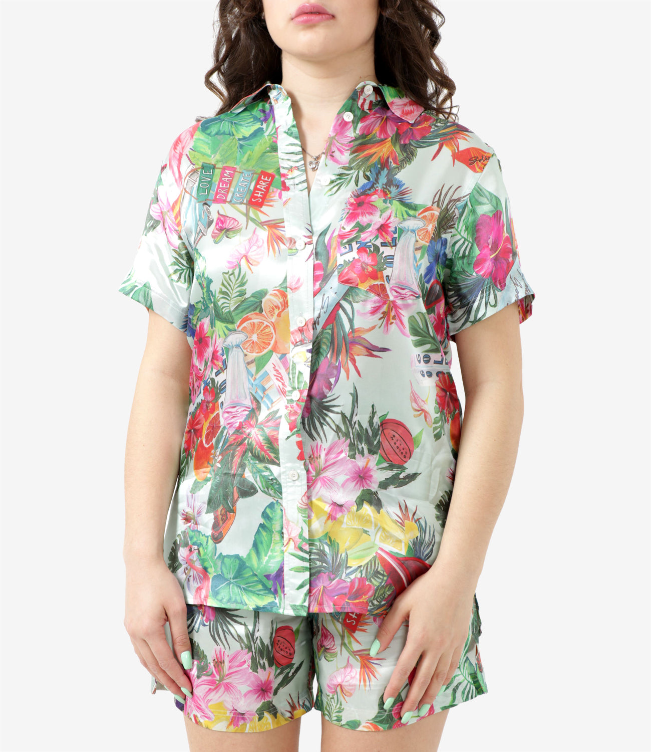 Golden Goose Deluxe Brand | Camicia Jorney Shirt Clarissa/ Miami Tropical Multicolor