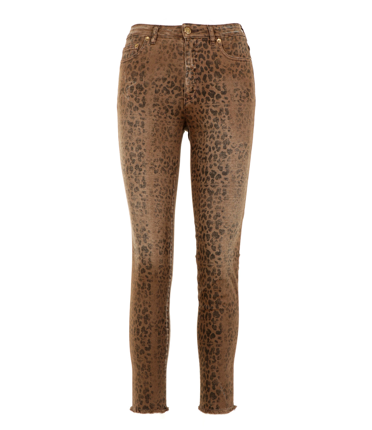 Golden Goose Deluxe Brand | Skinny Faded Leopard Print Stretch Pant