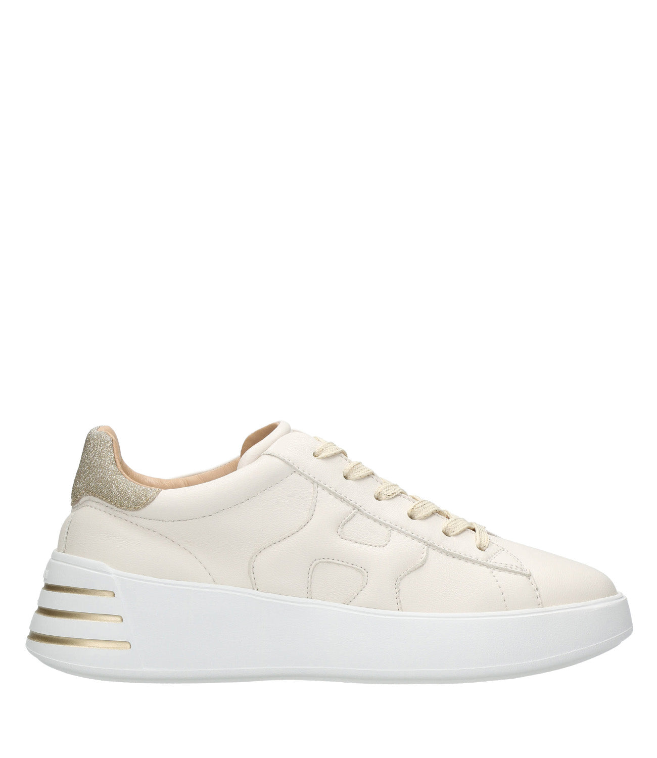 Hogan | Sneakers rebel Ivory and Gold