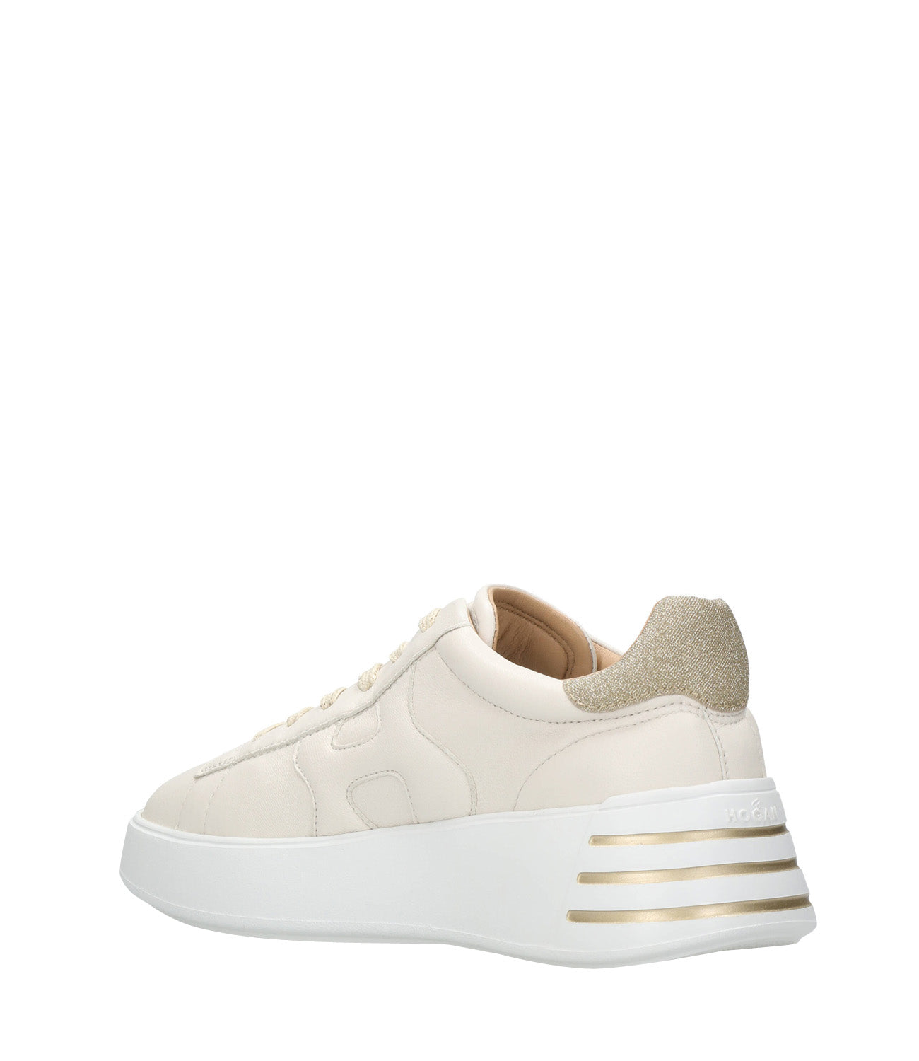 Hogan | Sneakers rebel Ivory and Gold