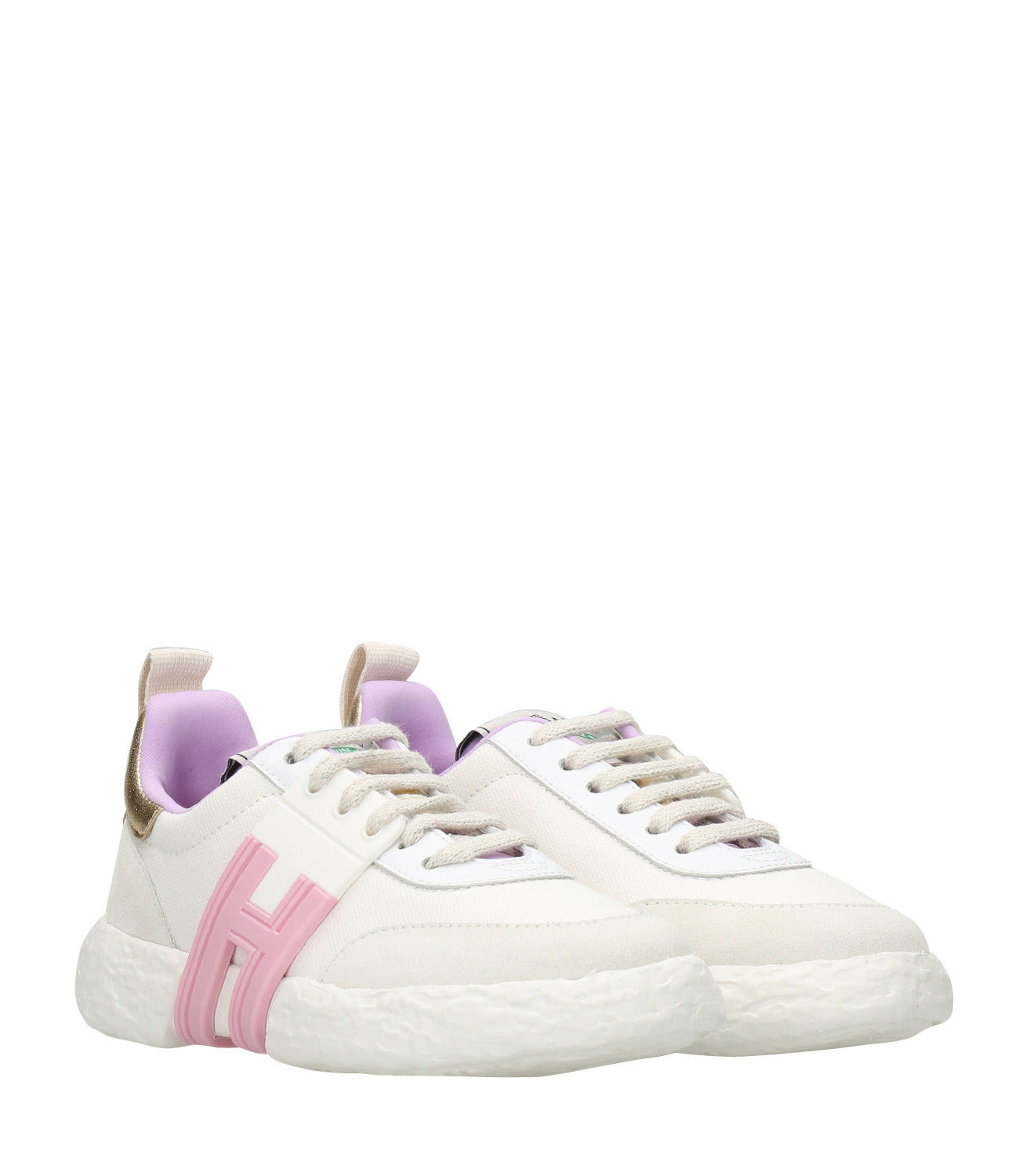 Hogan Junior | Sneakers 3R White and Pink