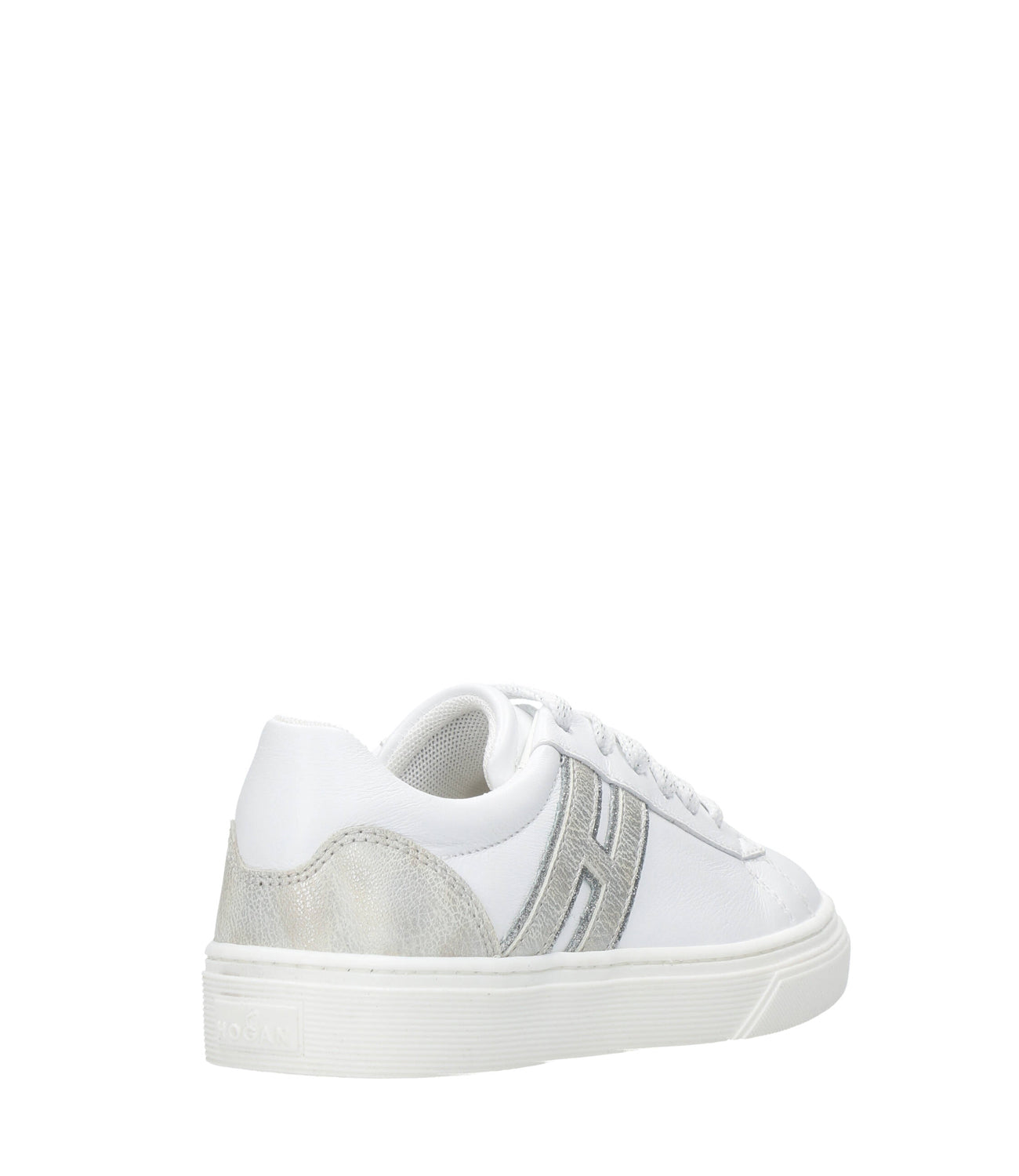 Hogan Junior | Sneakers H365 White and Silver