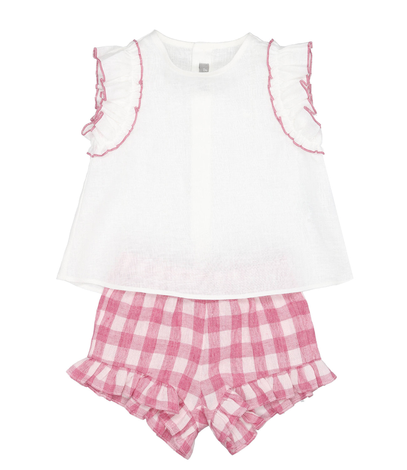 Il Gufo | Sweater and Culotte set Milk and Pink