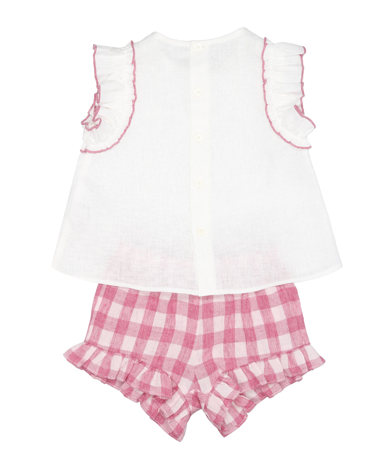 Il Gufo | Sweater and Culotte set Milk and Pink