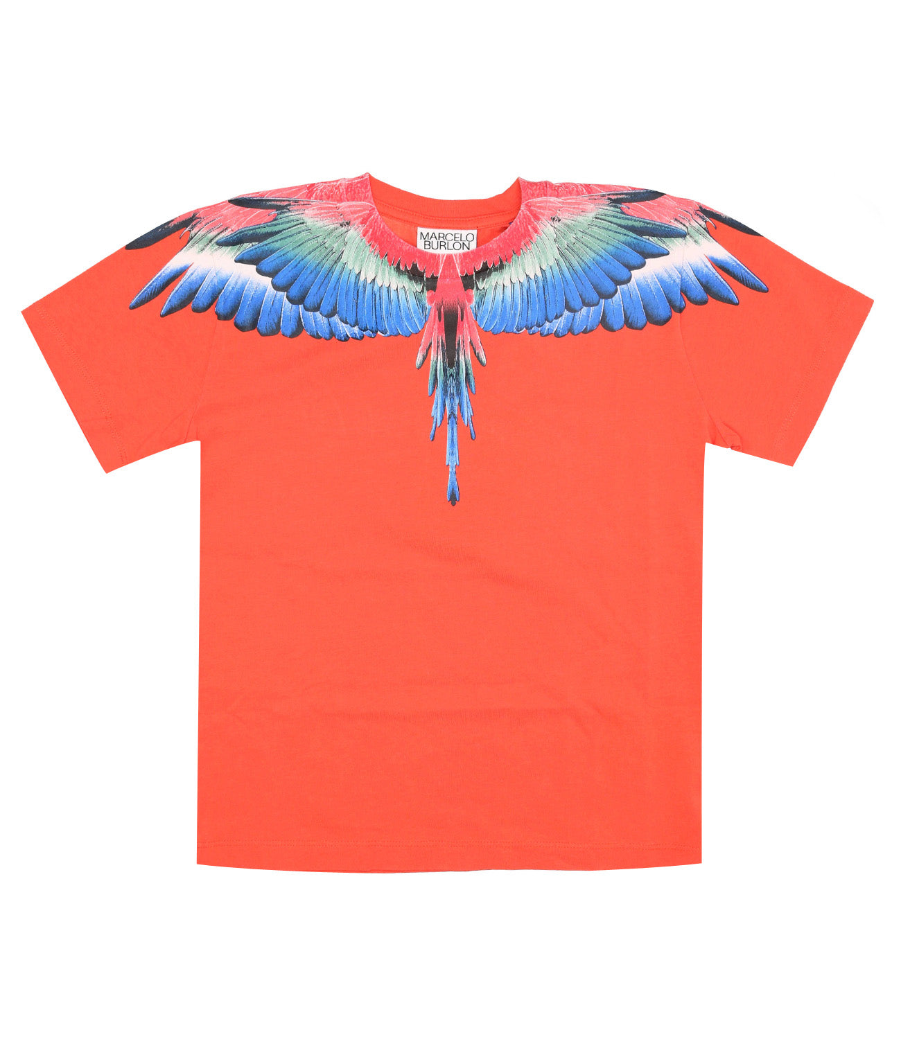 Marcelo Burlon Kids | T-Shirt Rossa e Multicolor