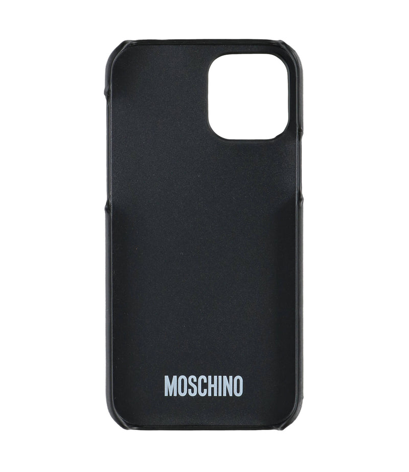 Moschino | Cover IPhone 12 e 12Pro Eggs Nera