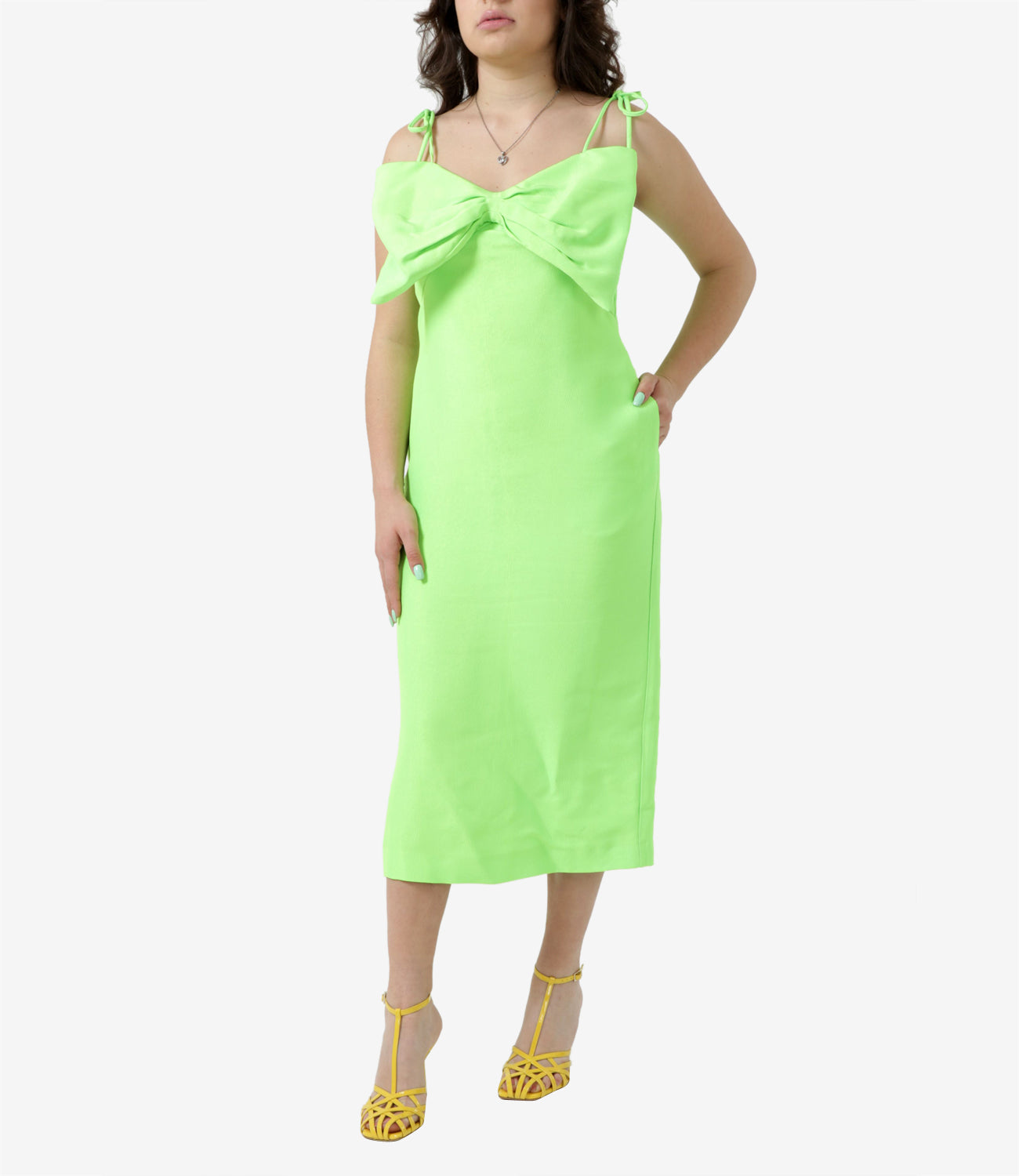 MSGM | Dress Green fluo