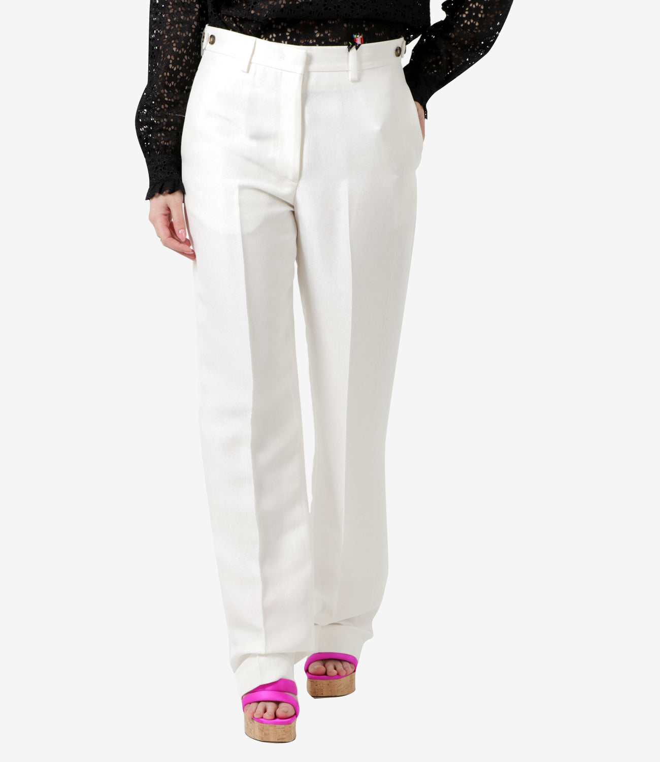 MSGM | Pantalone bianco