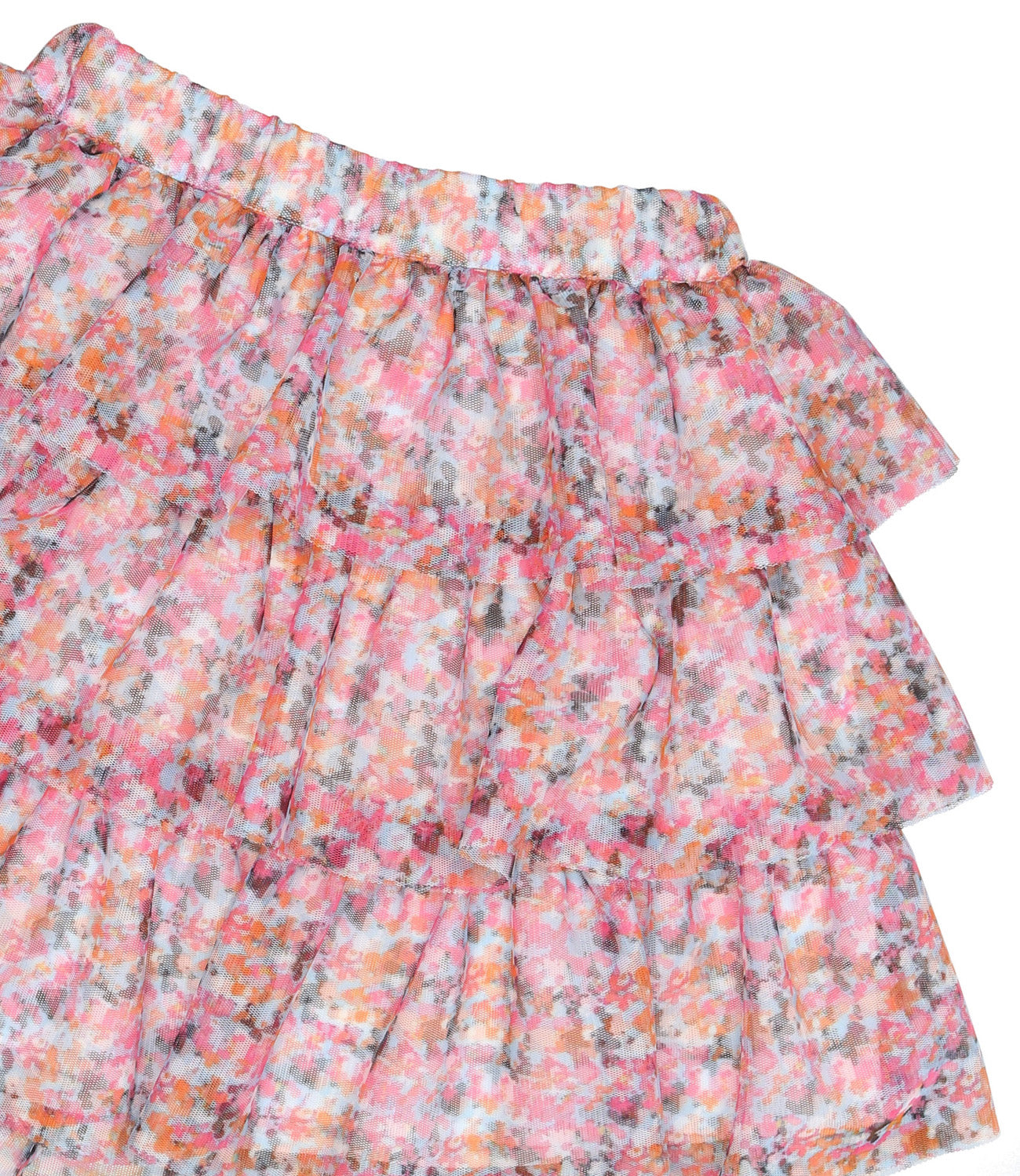 Philosophy di Lorenzo Serafini Kids | Pink and Orange Skirt