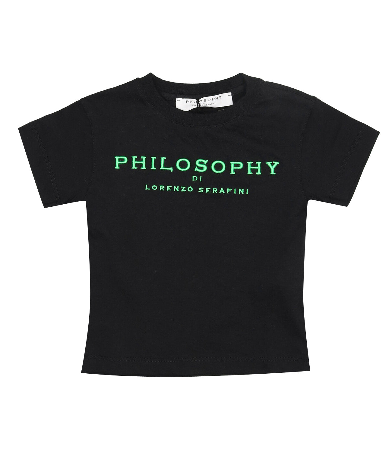 Philosophy di Lorenzo Serafini Kids | Black and Green T-Shirt
