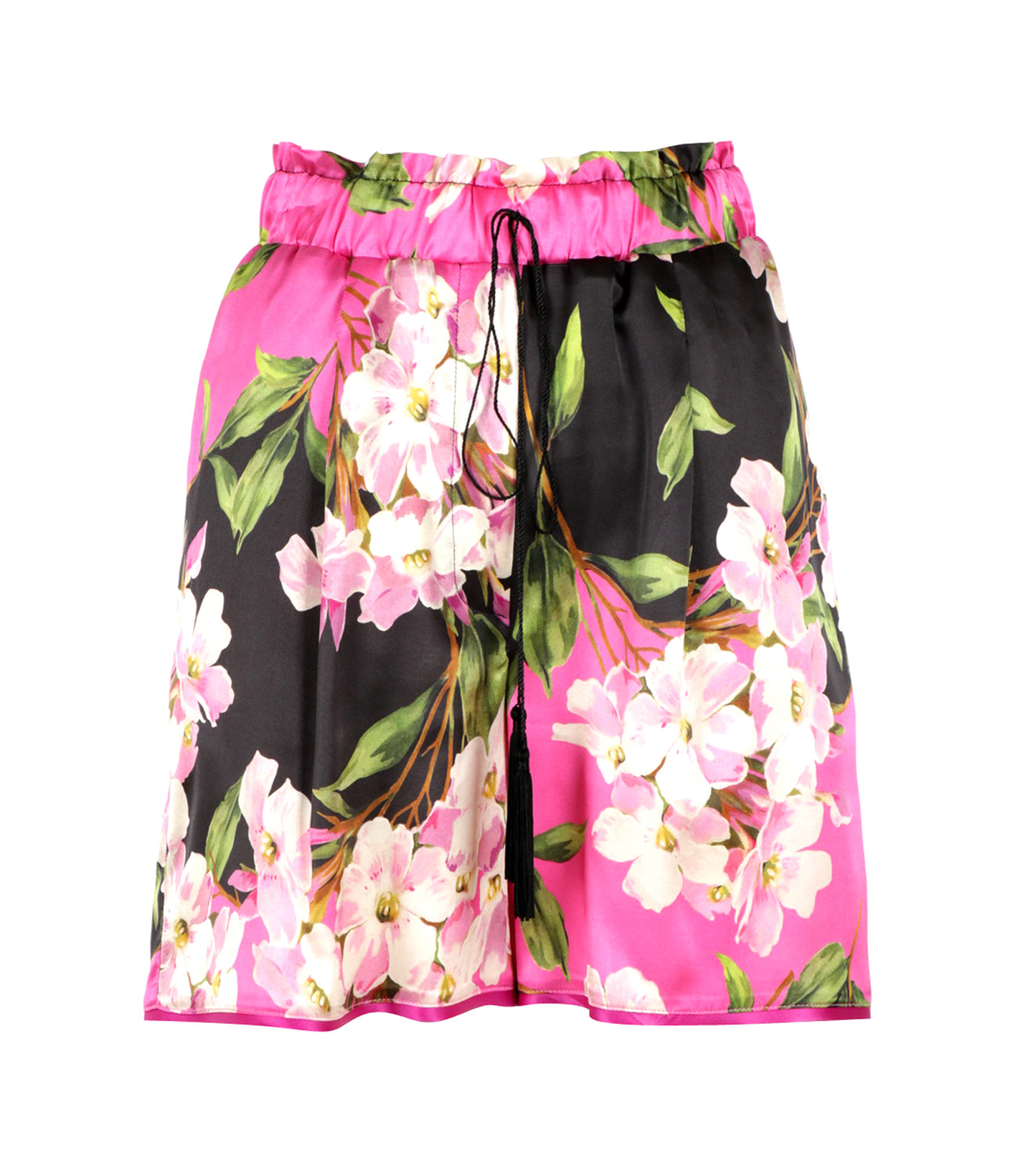 Shirtaporter | Pink and Black Bermuda Shorts