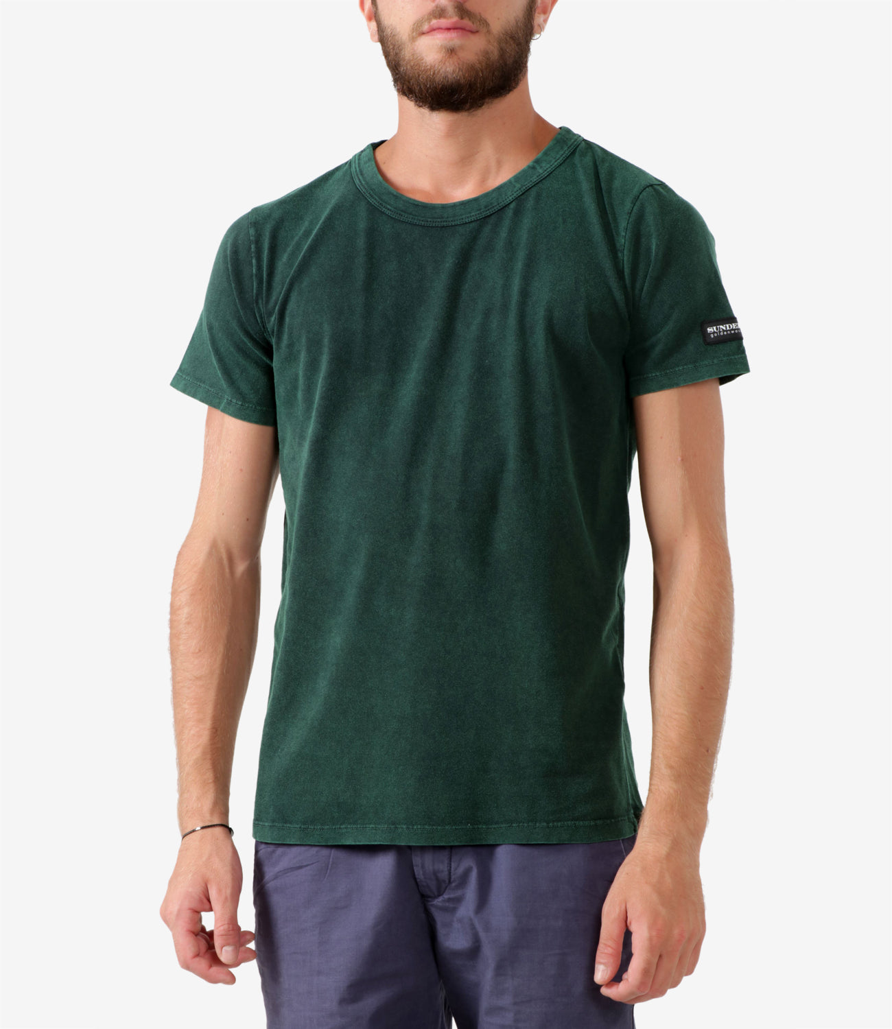 Sundek Golden Wave | T-Shirt Tie&Die Green