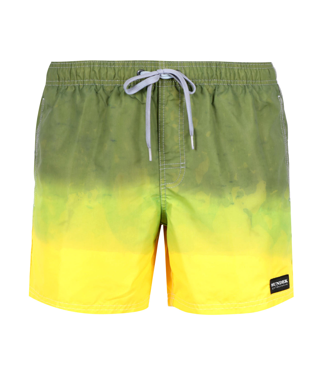 Sundek Golden Wave | Tie&Dye Swim Trun Lime Boxer Swimsuit