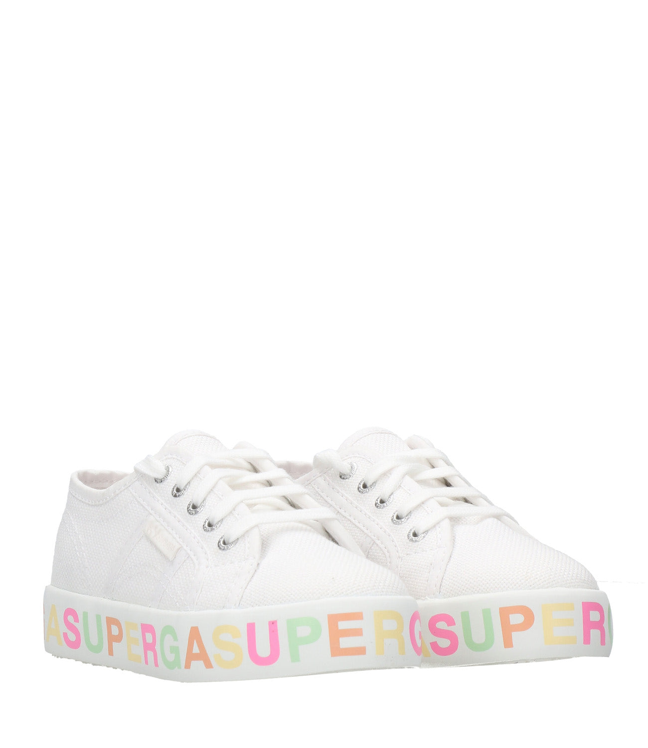 Superga | White and Multicolor Sneakers