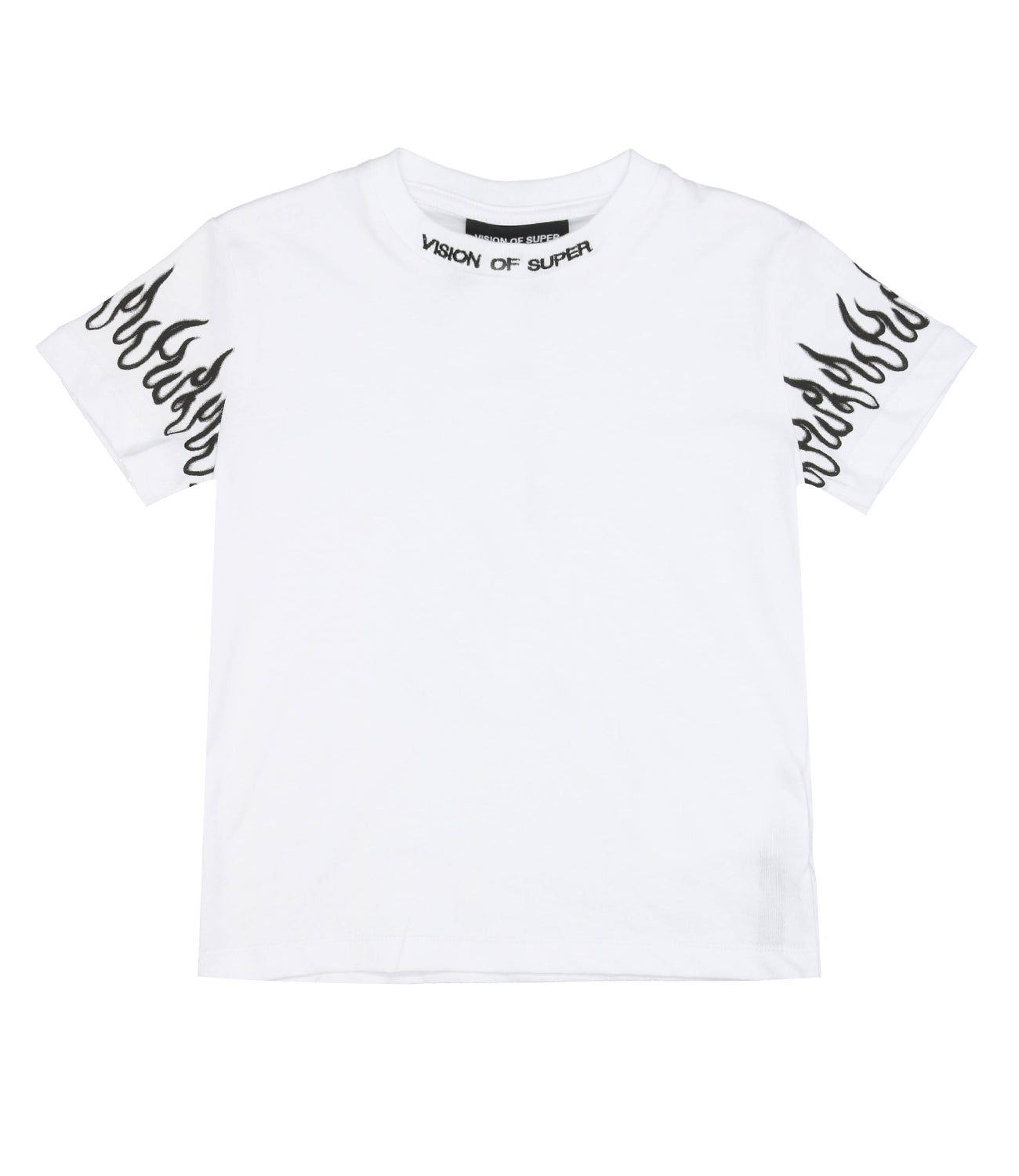 Vision of Super Kids | Spray Frames T-Shirt White and Black