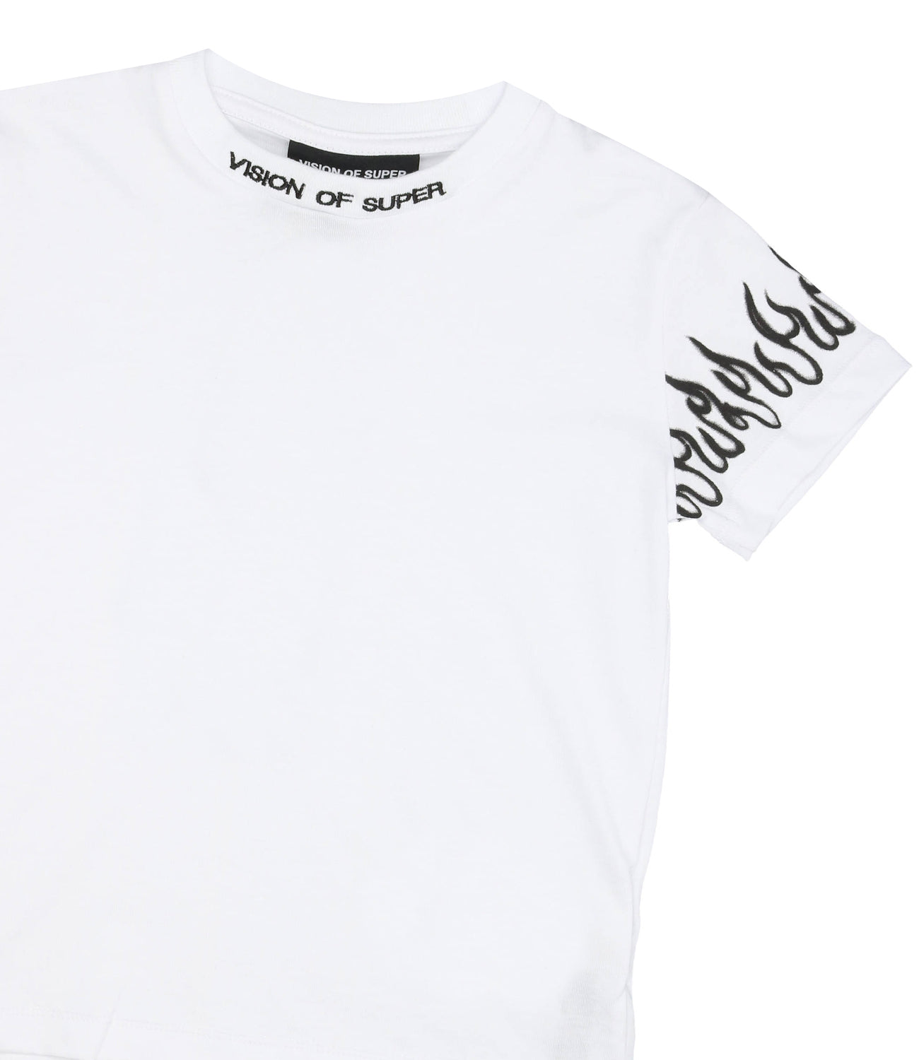Vision of Super Kids | Spray Frames T-Shirt White and Black