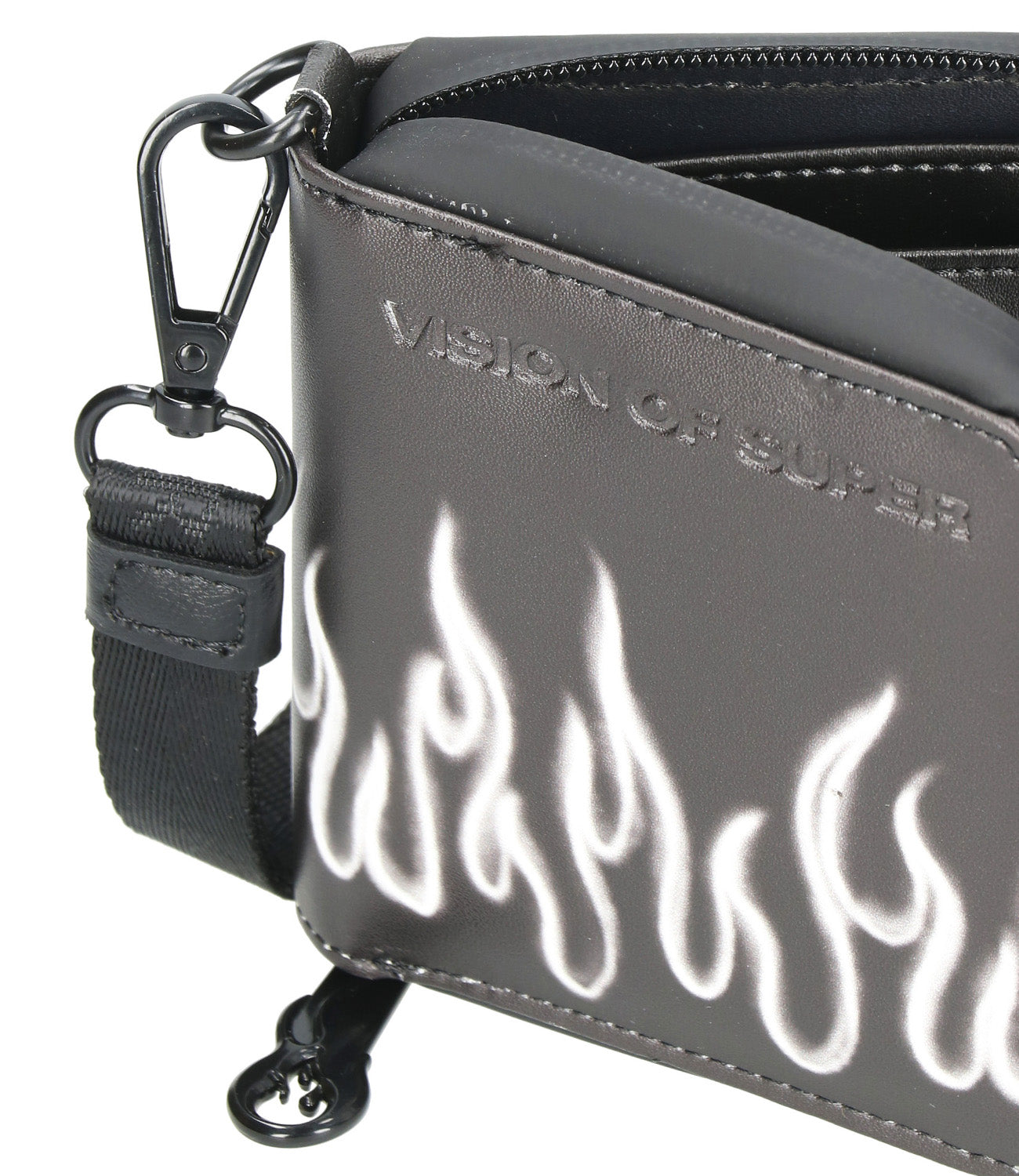 Vision of Super | Wallet Spray Flames Black and White