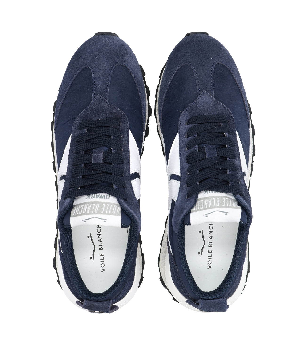 Voile Blanche | Sneakers Qwark Blue and White