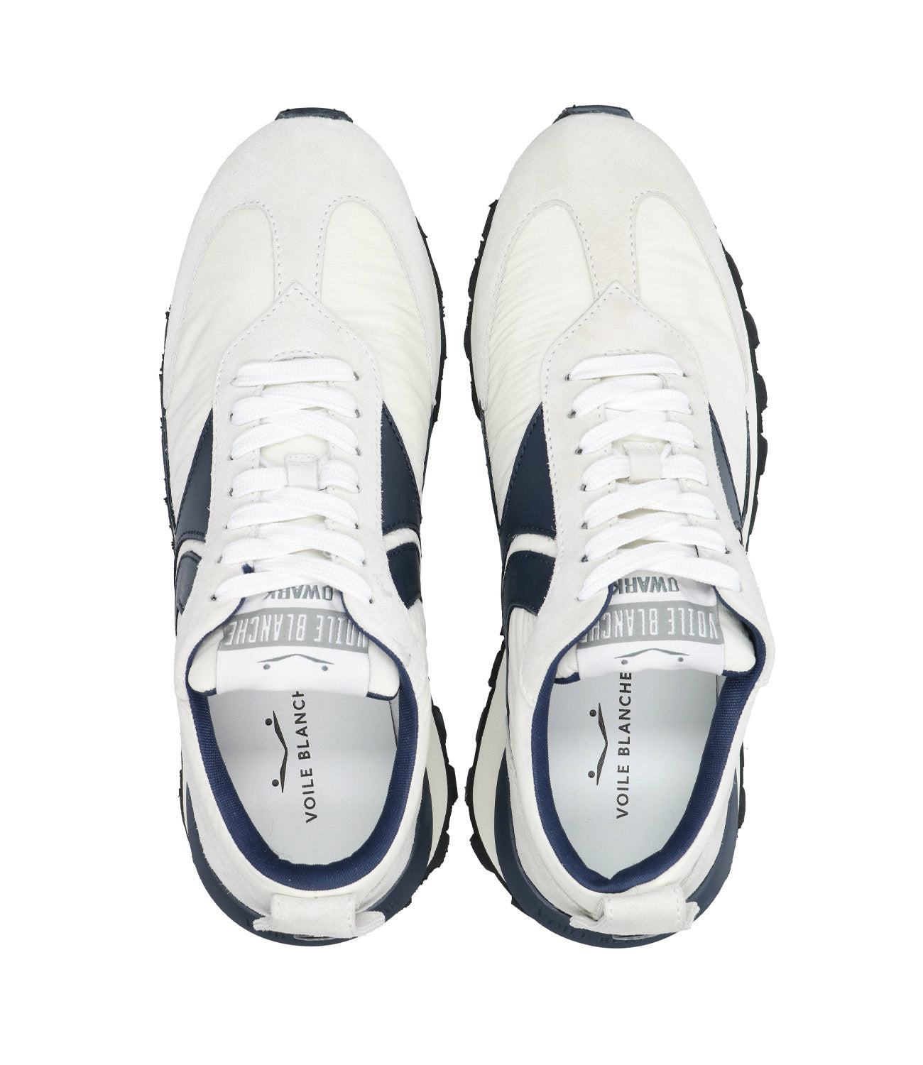 Voile Blanche | Sneakers Qwark White and Blue