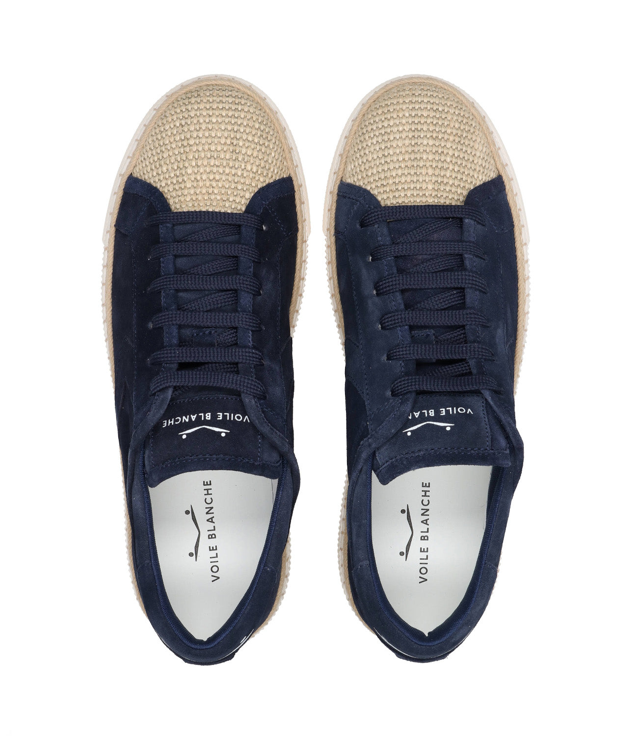 Voile Blanche | Sneakers Fit Blu e Corda