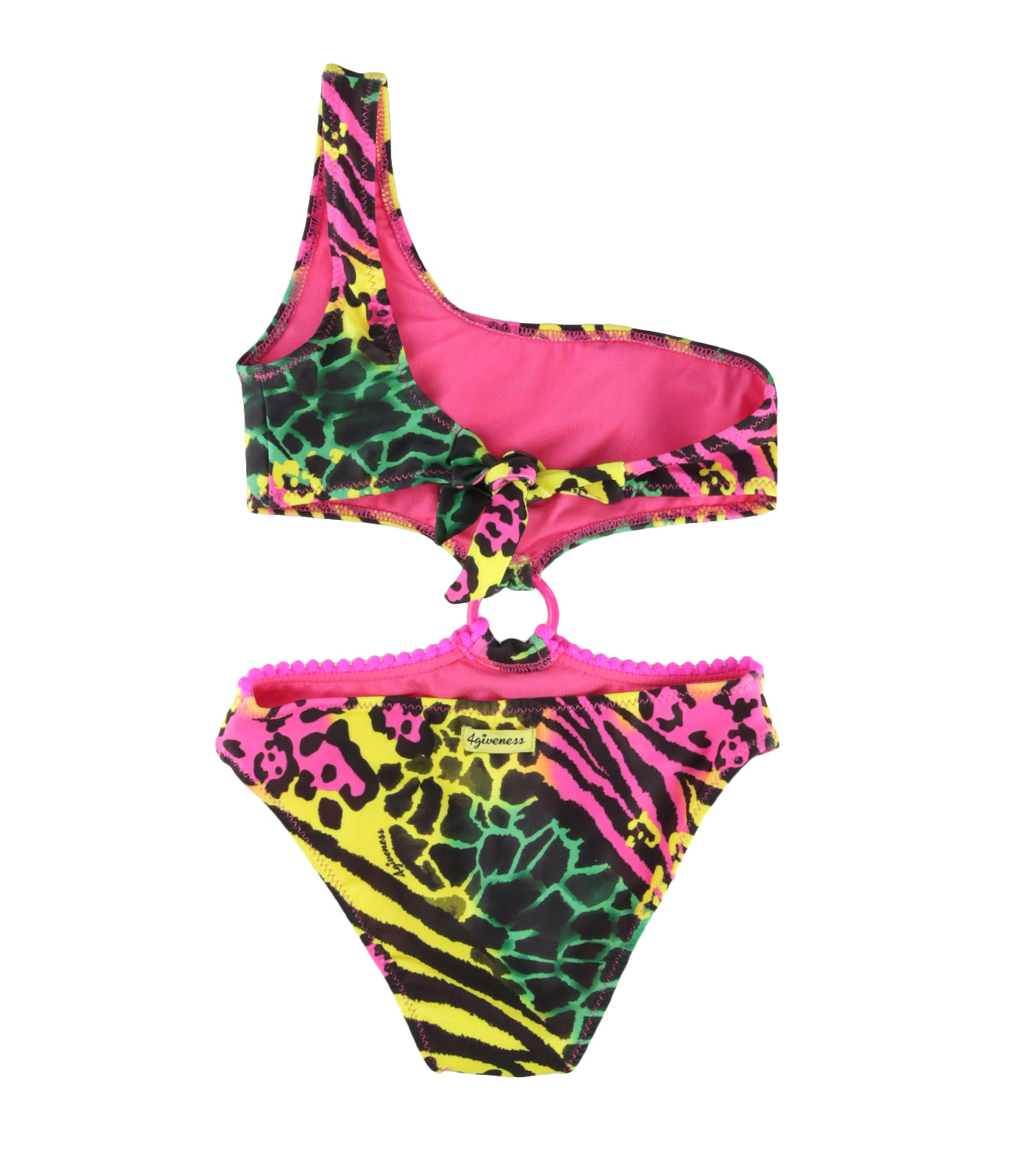 4giveness Kids | Emerald Green and Yellow One Piece Swimsuit