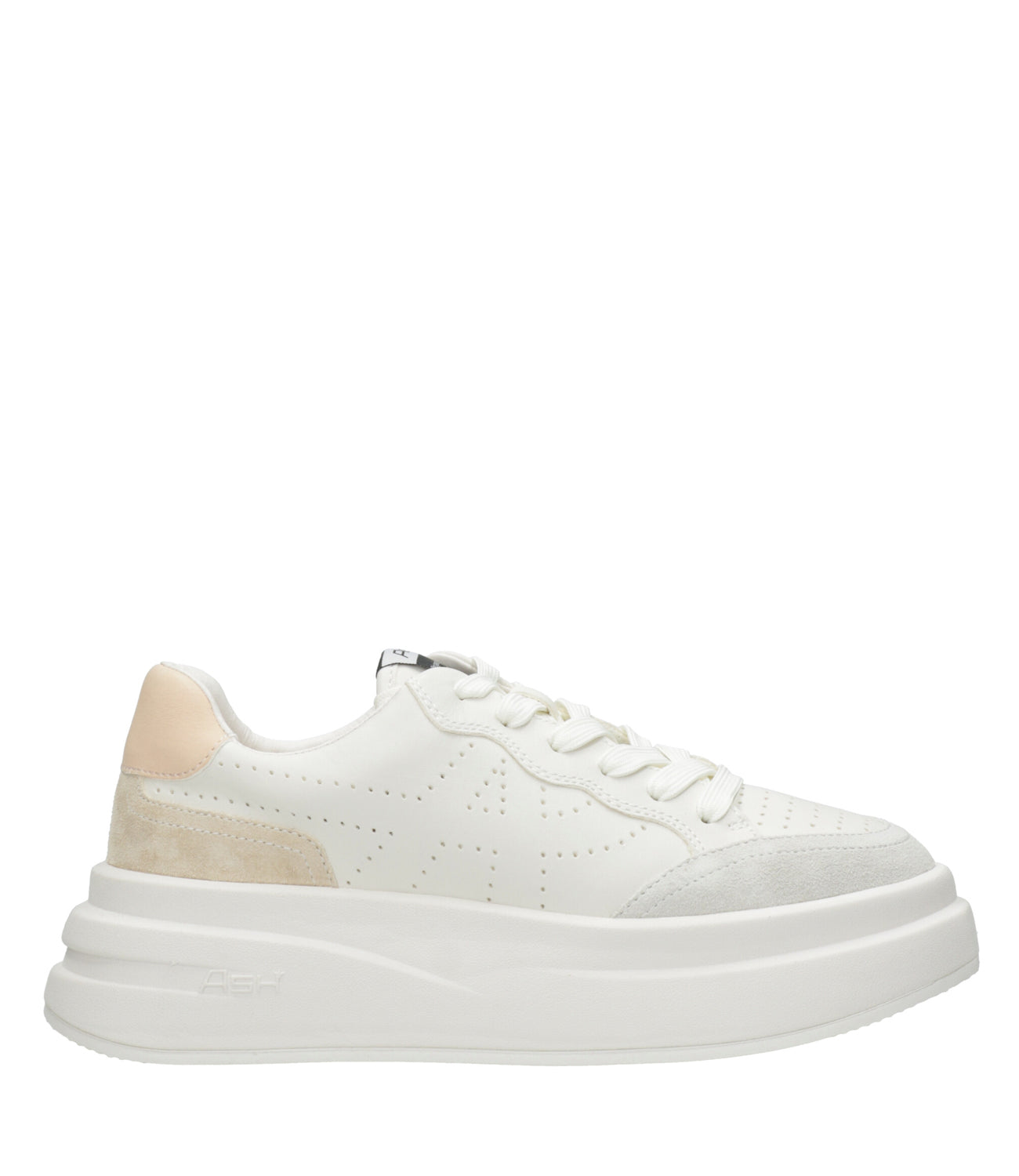 Ash Sport | White and Apricot Impuls Sneakers