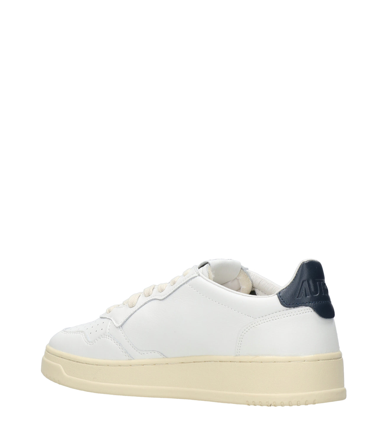 Autry | Medalist Low White and Blue Sneakers