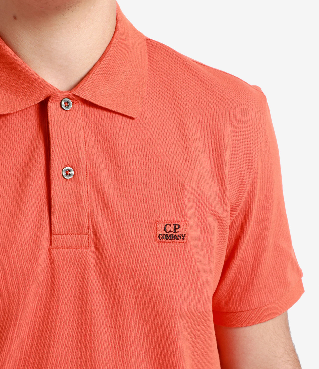 C.P. Company | Stretch piquet polo shirt Pumpkin