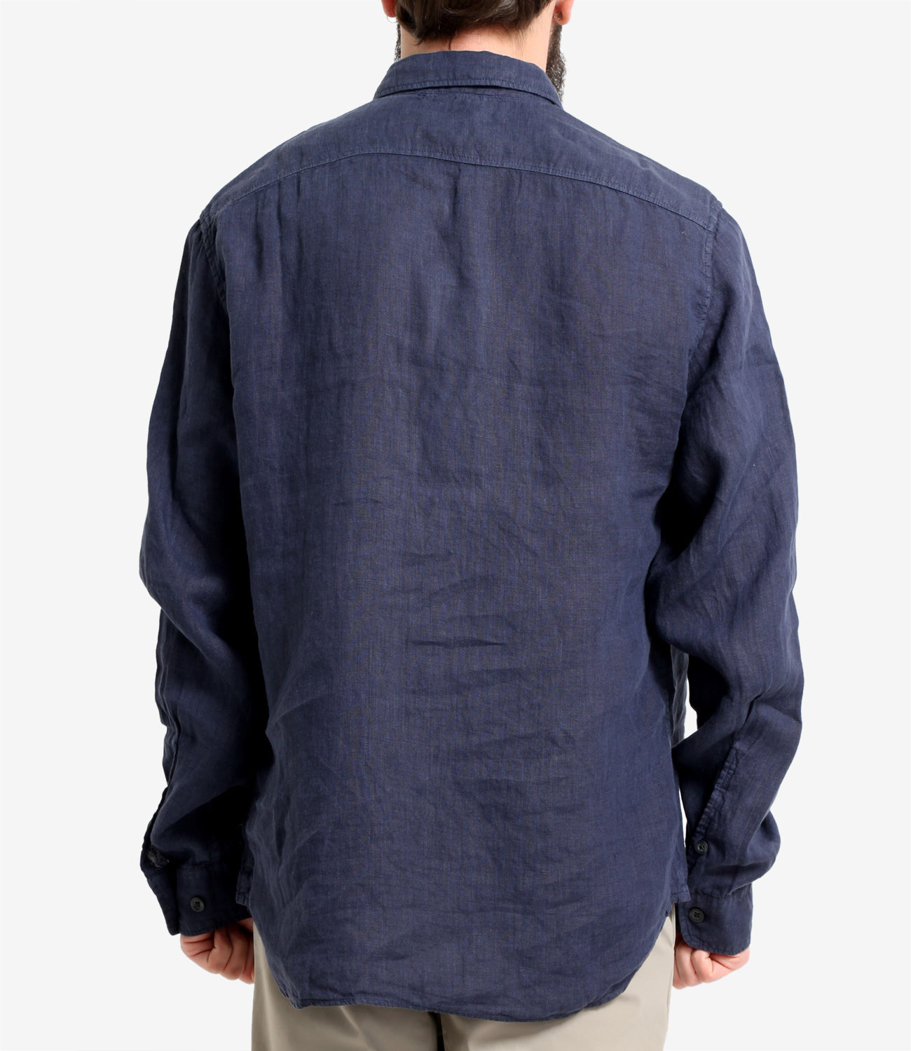 C.P. Company | Linen shirt twin pochets Blue