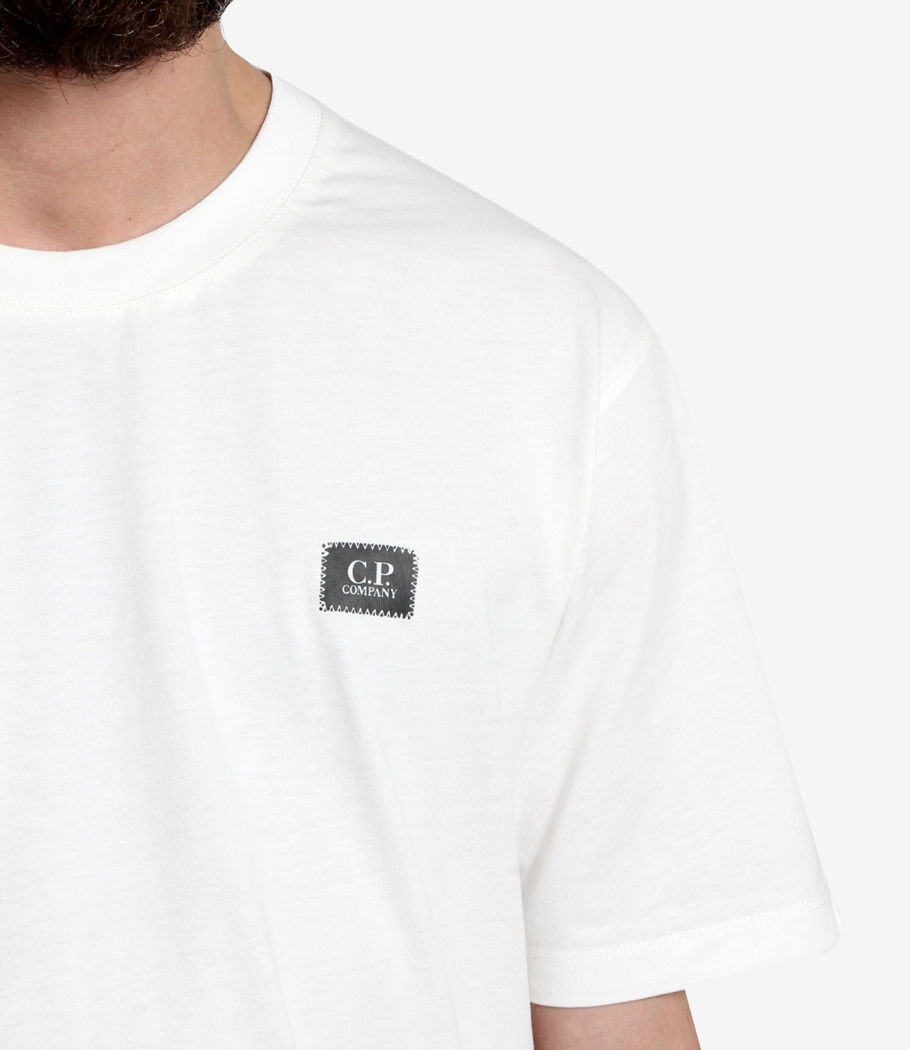 C.P. Company | T-Shirt Label logo Bianco