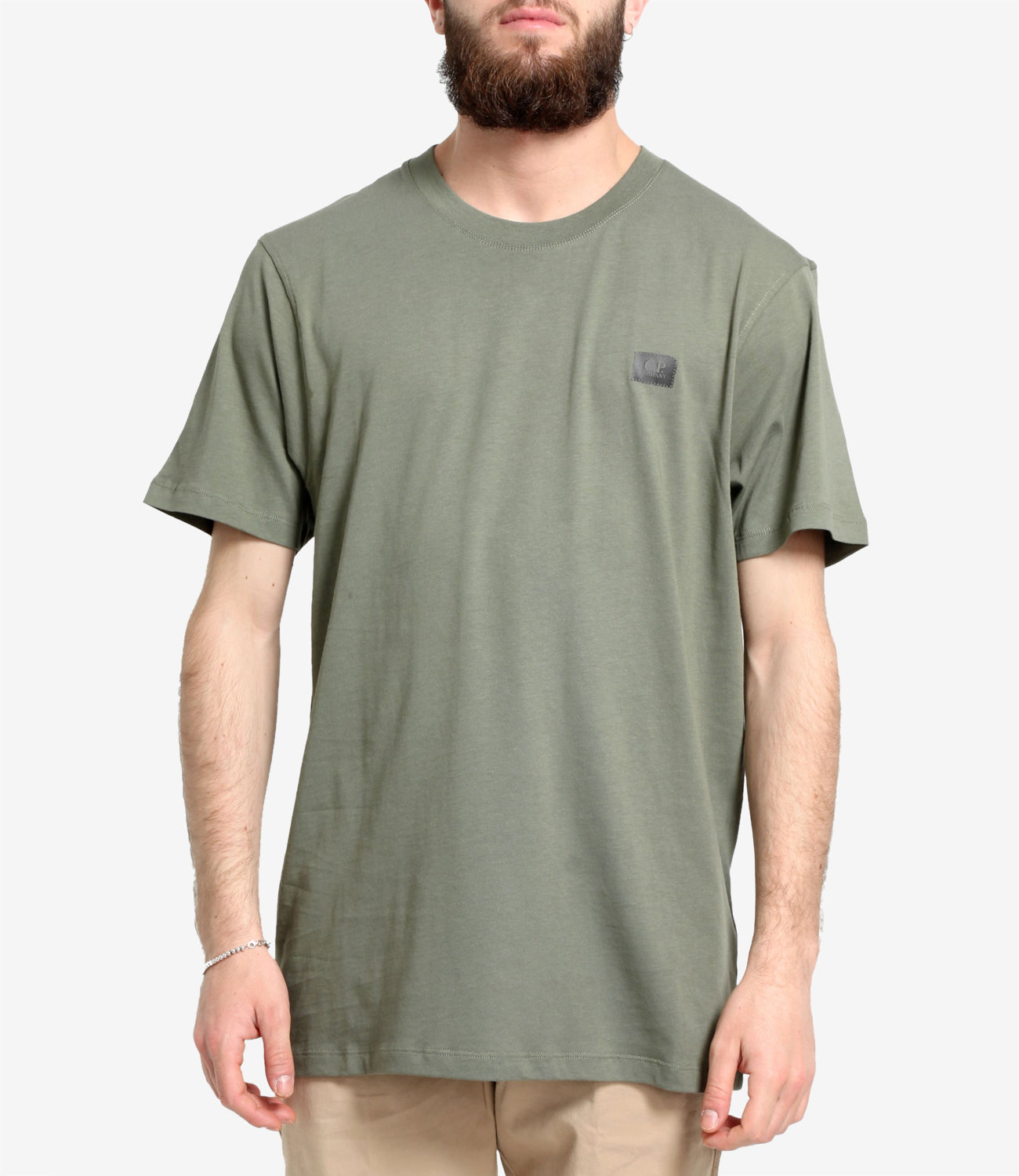 C.P. Company | T-Shirt Label logo Military Green