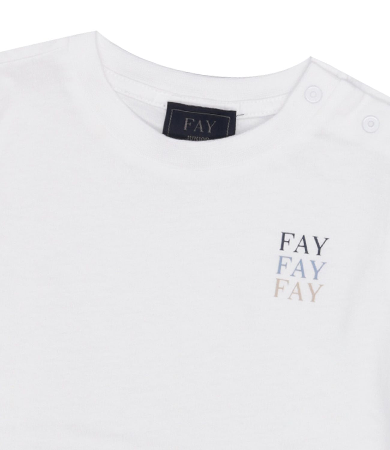 Fay Junior | White T-Shirt