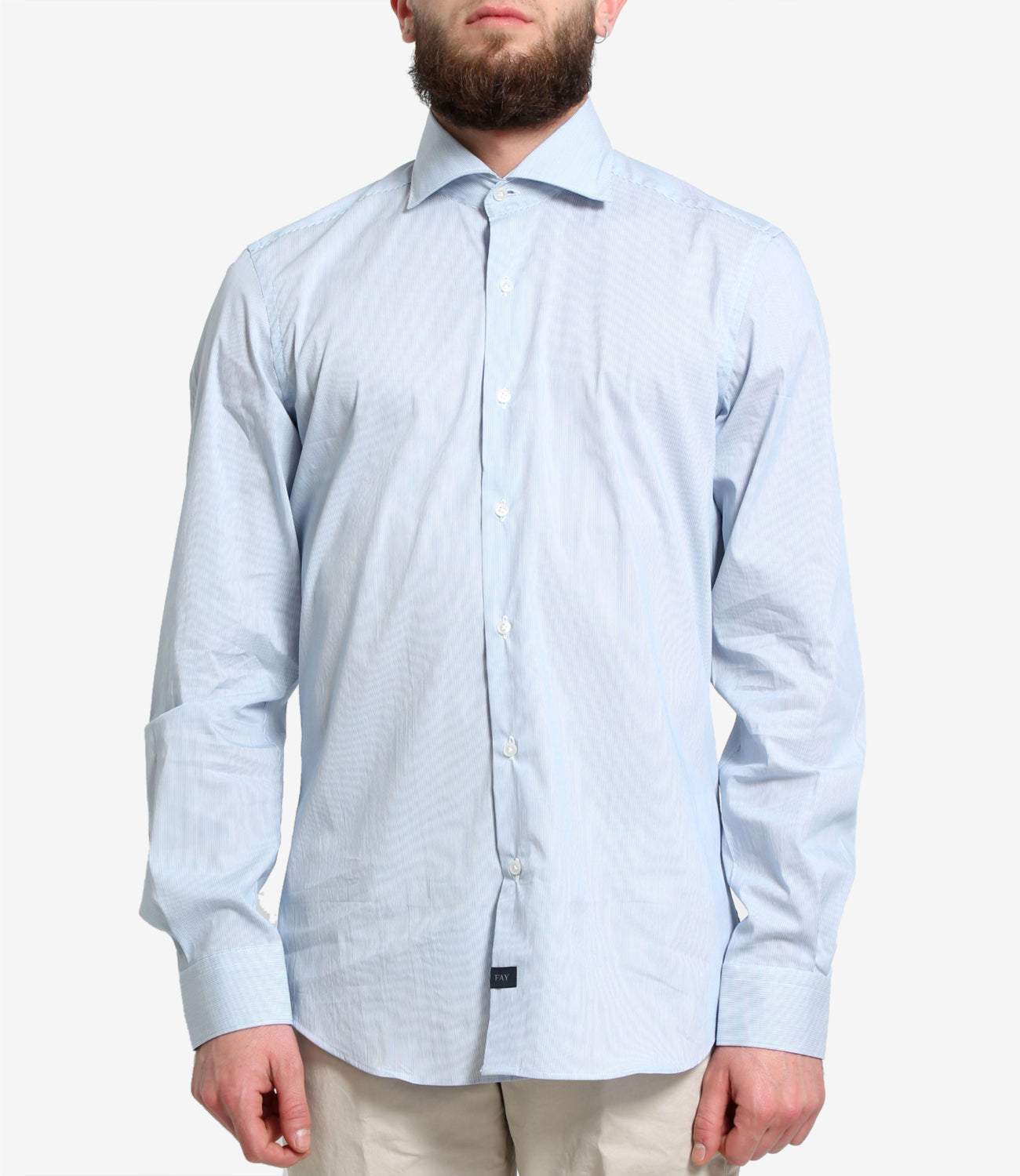 Fay | Camicia Bianco e Blu