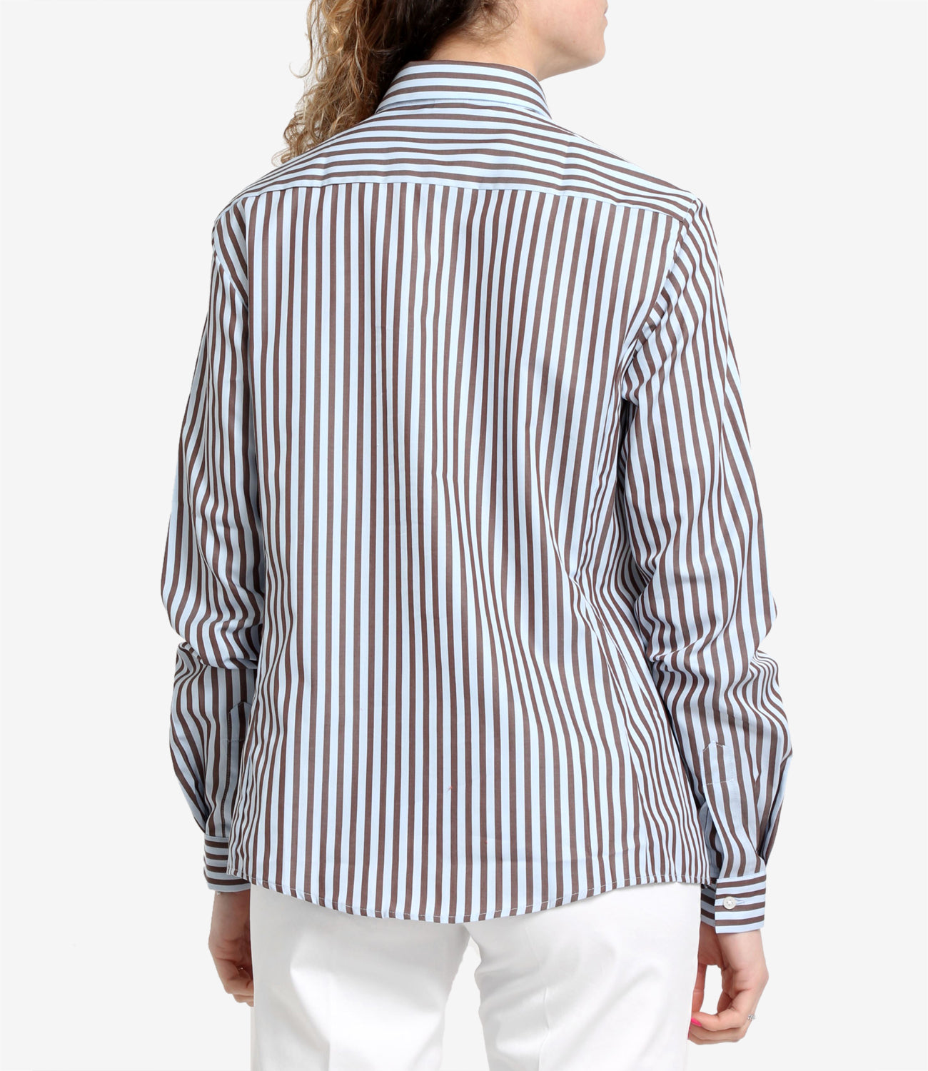 Fay | Brown and Light Blue Shirt