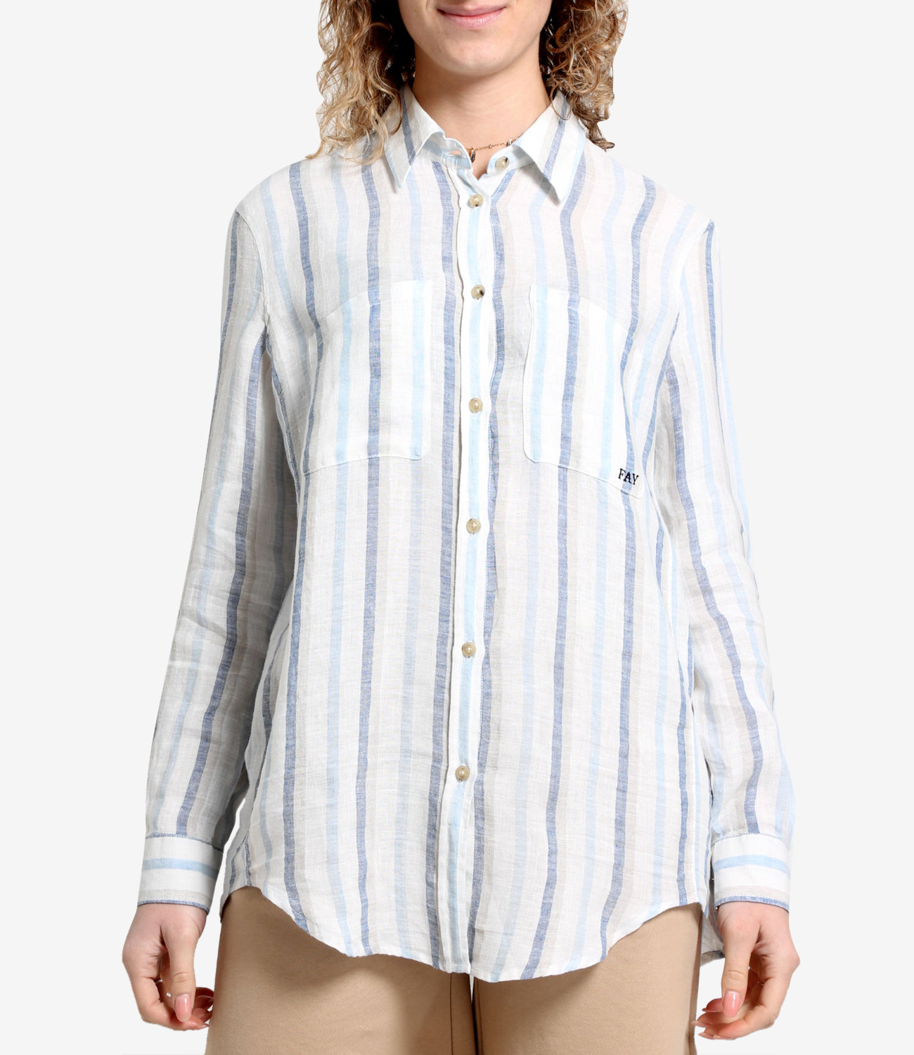 Fay | Blue and White Shirt