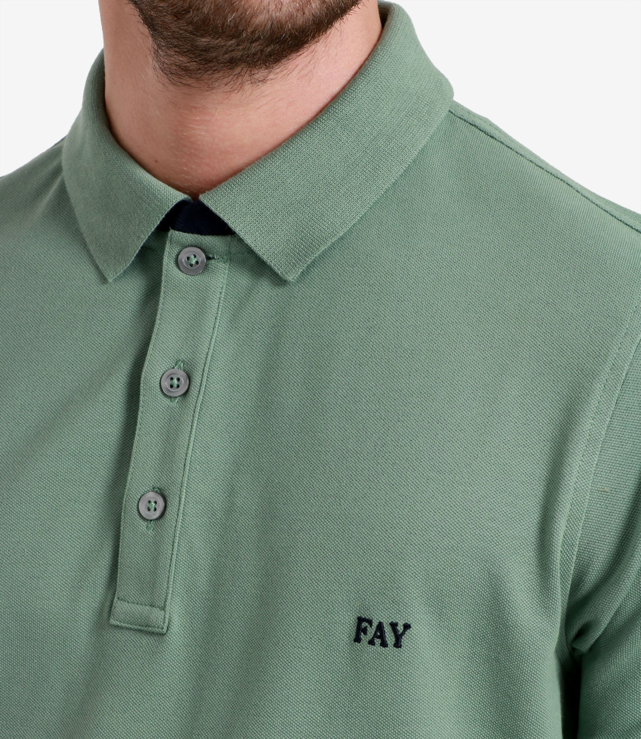 Fay | Military Green Polo