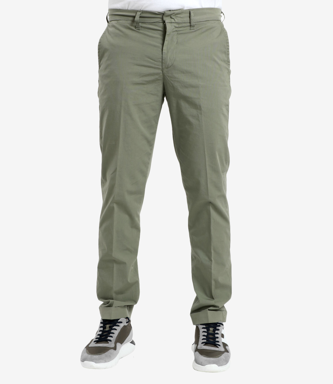 Fay | Trousers Military Green