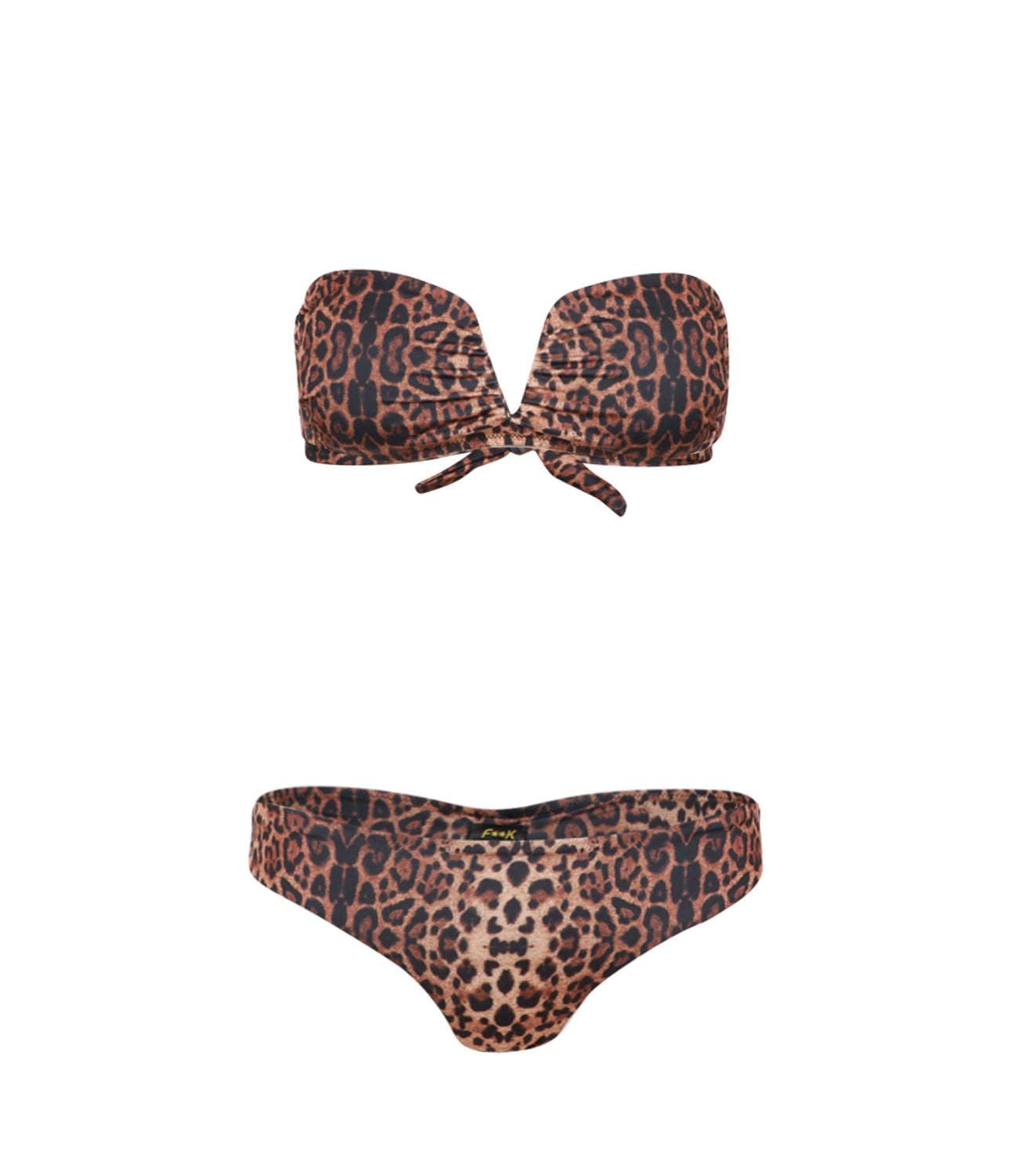 F**K Project | Leopard Bandeau Bikini Swimsuit