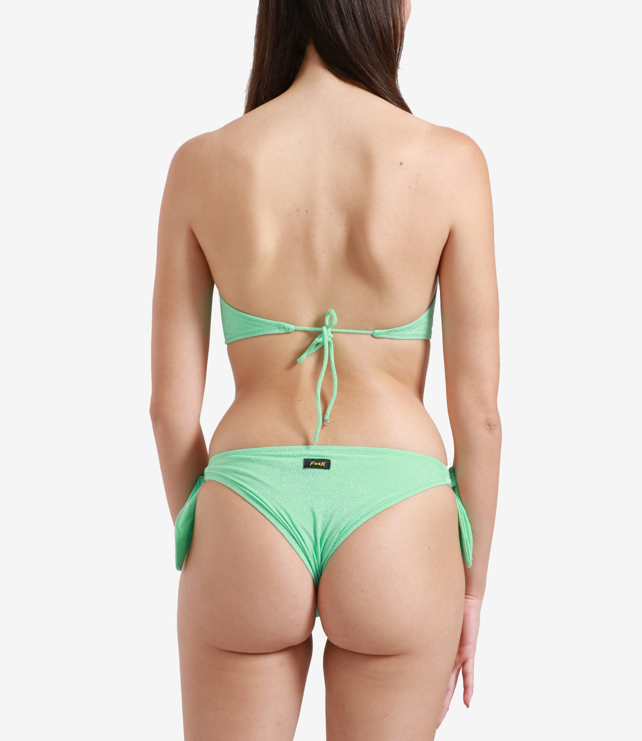F**K Project | Costume Bikini Fascia Slip regolare Braz Verde acqua