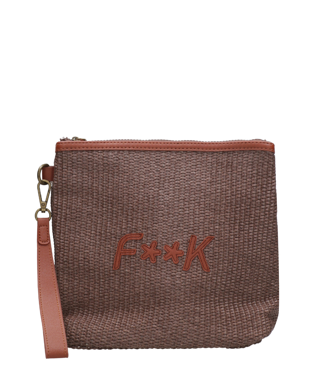 F**K Project | Brown Clutch Bag