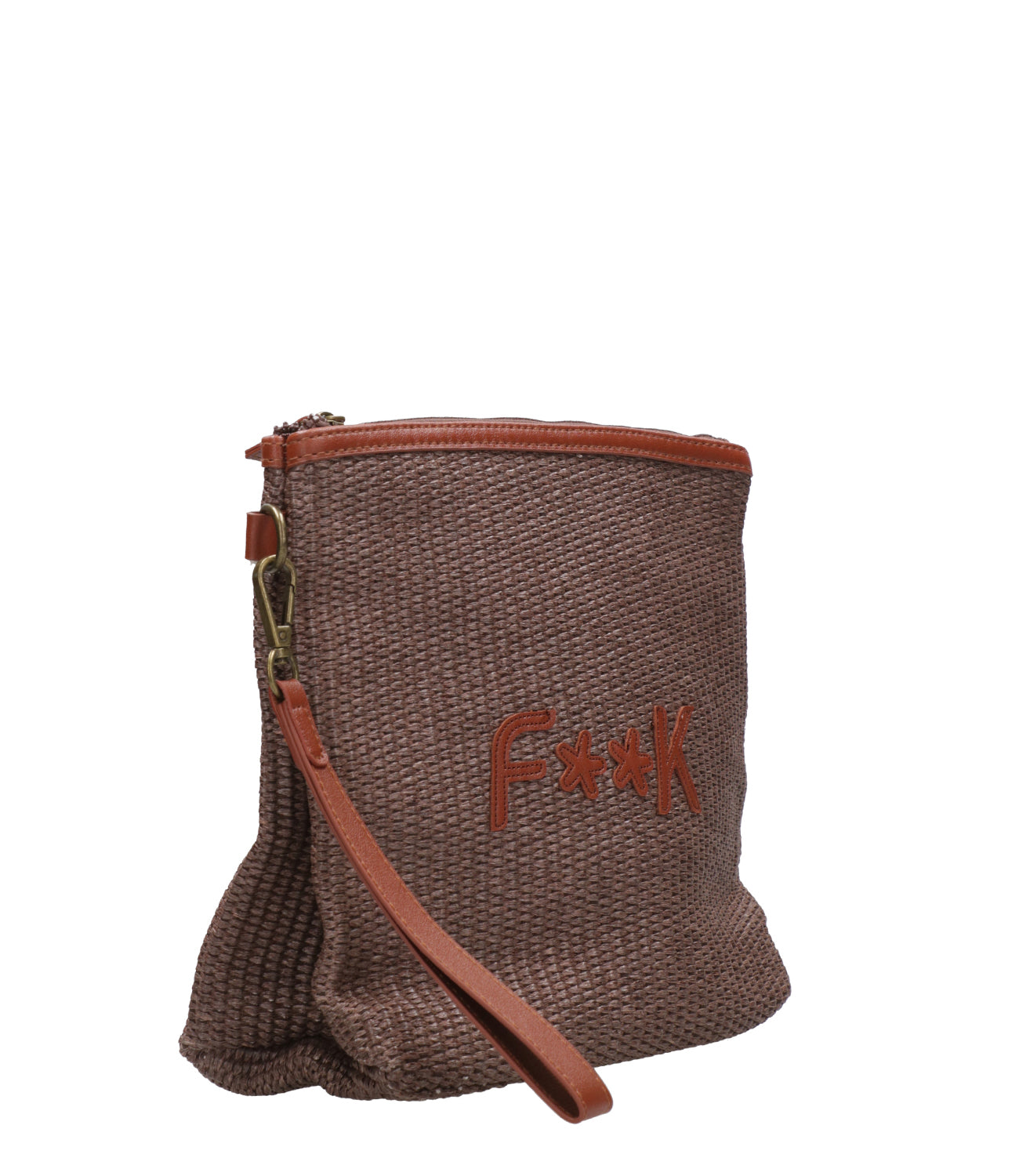 F**K Project | Brown Clutch Bag
