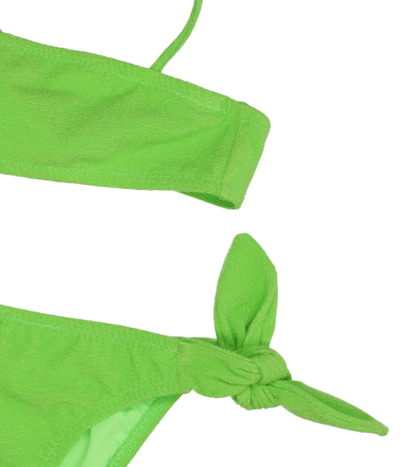 F**K Project Kids | Bandeau Bikini Swimsuit Green