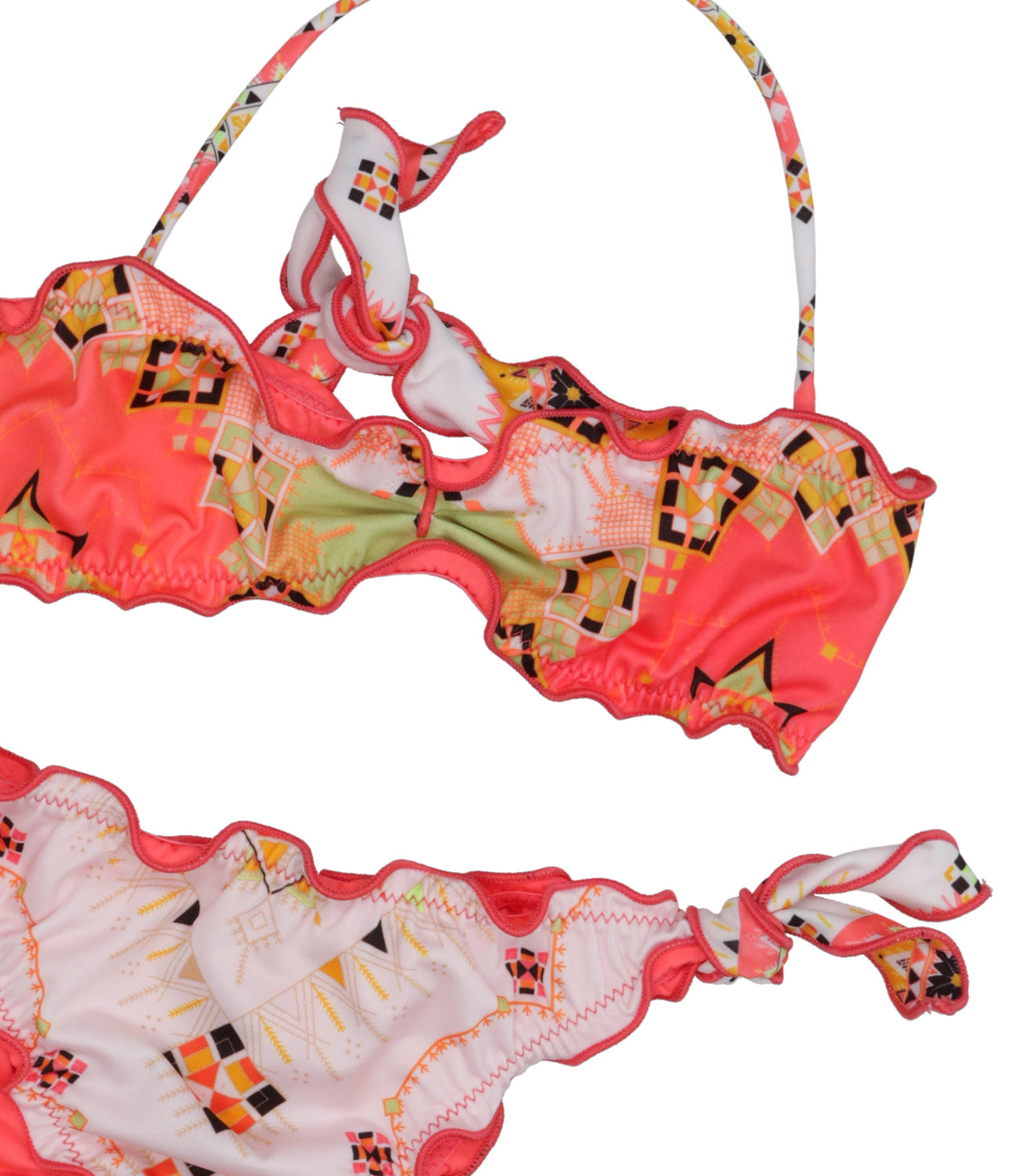 F**K Project Kids | Costume Bikini Fascia Arancio e Bianco