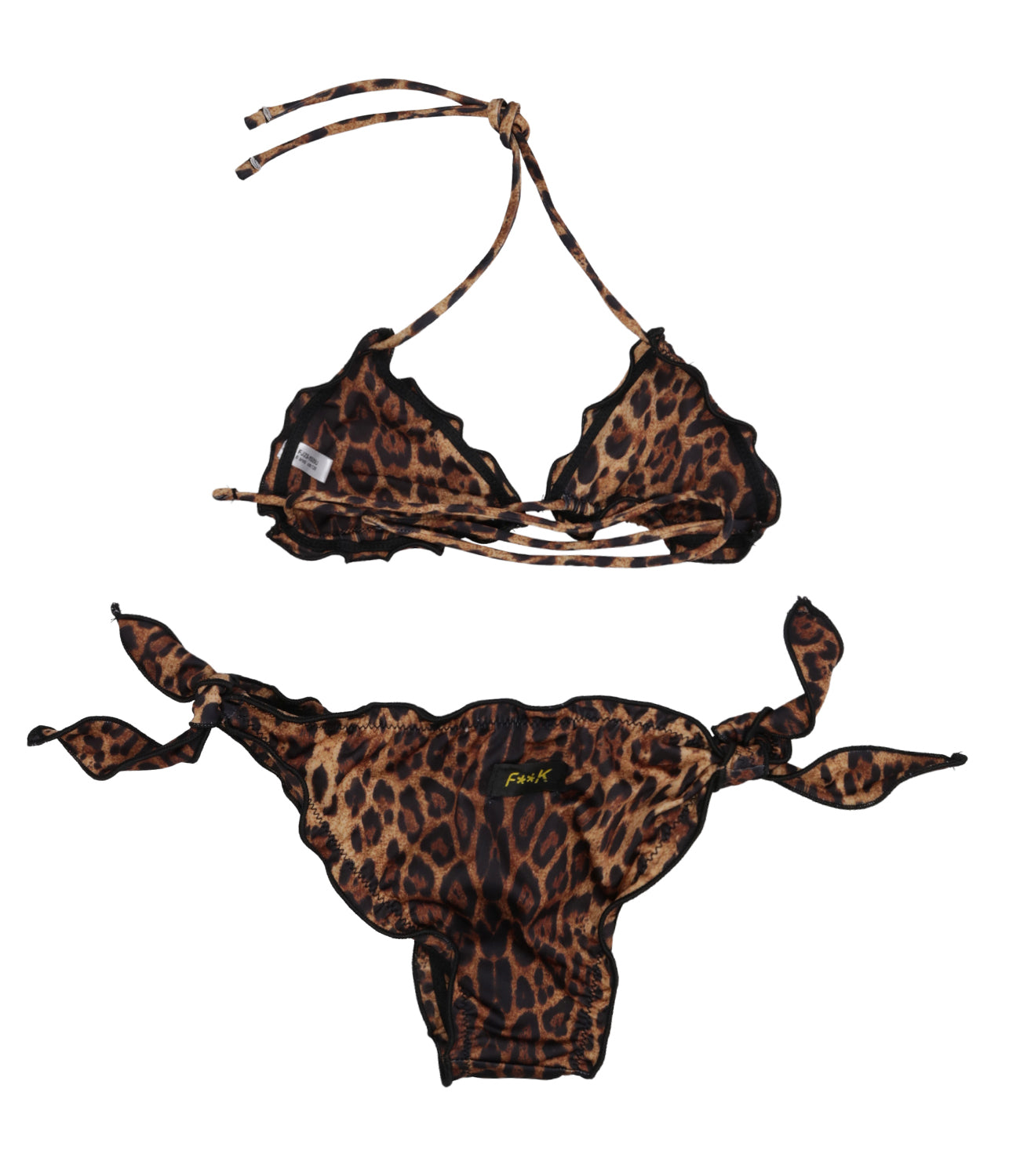 F**K Project Kids | Costume Bikini Triangolo Leopardo