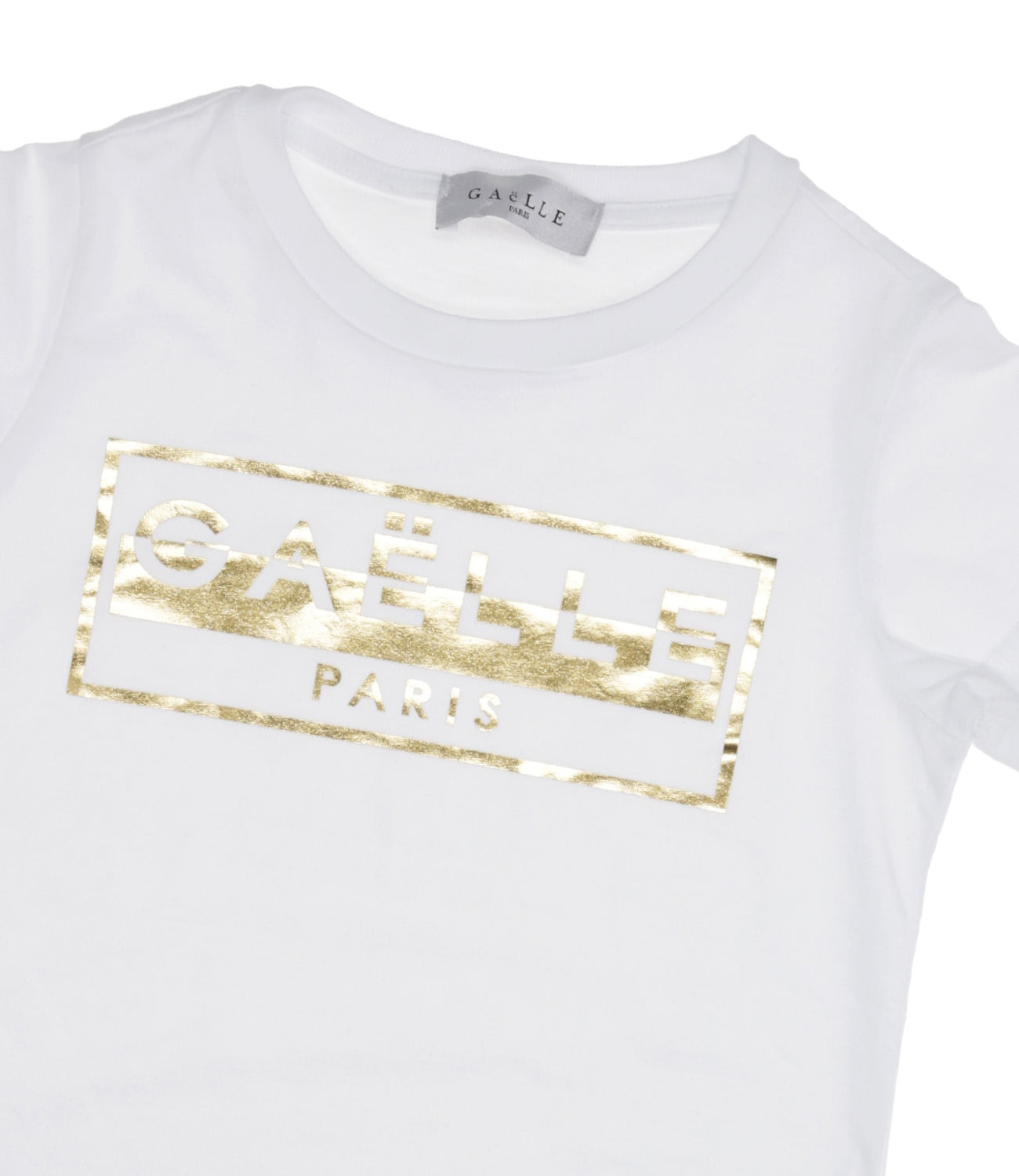 Gaelle Paris Kids | Optical White T-Shirt