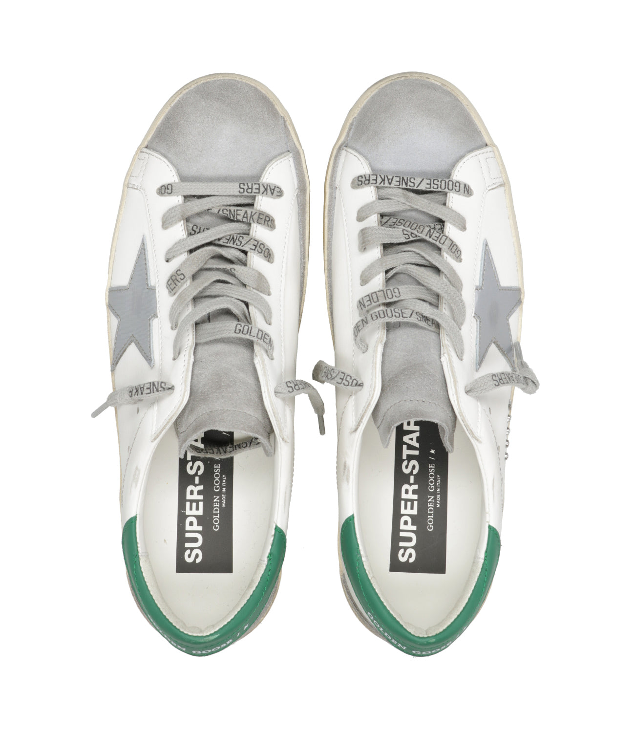 Golden Goose | Sneakers Super-Star Bianco e Verde