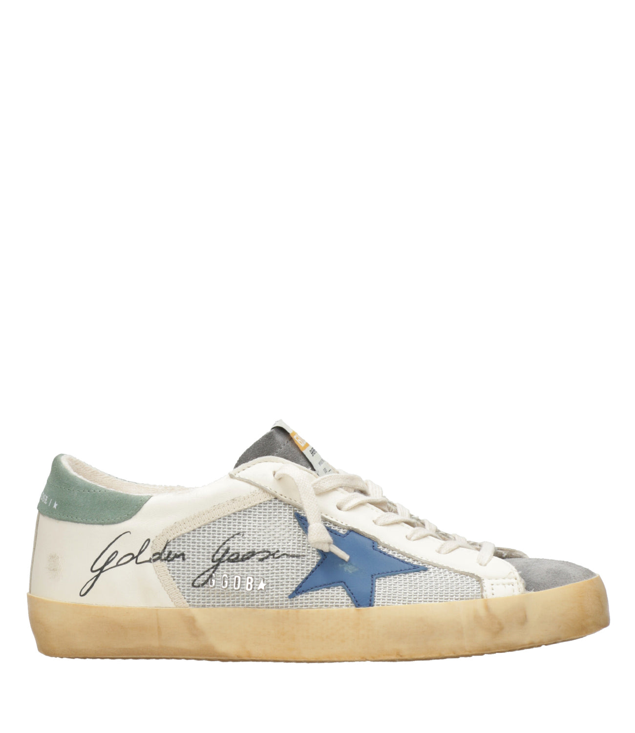 Golden Goose | Sneakers Superstar Gricio, White and Blue