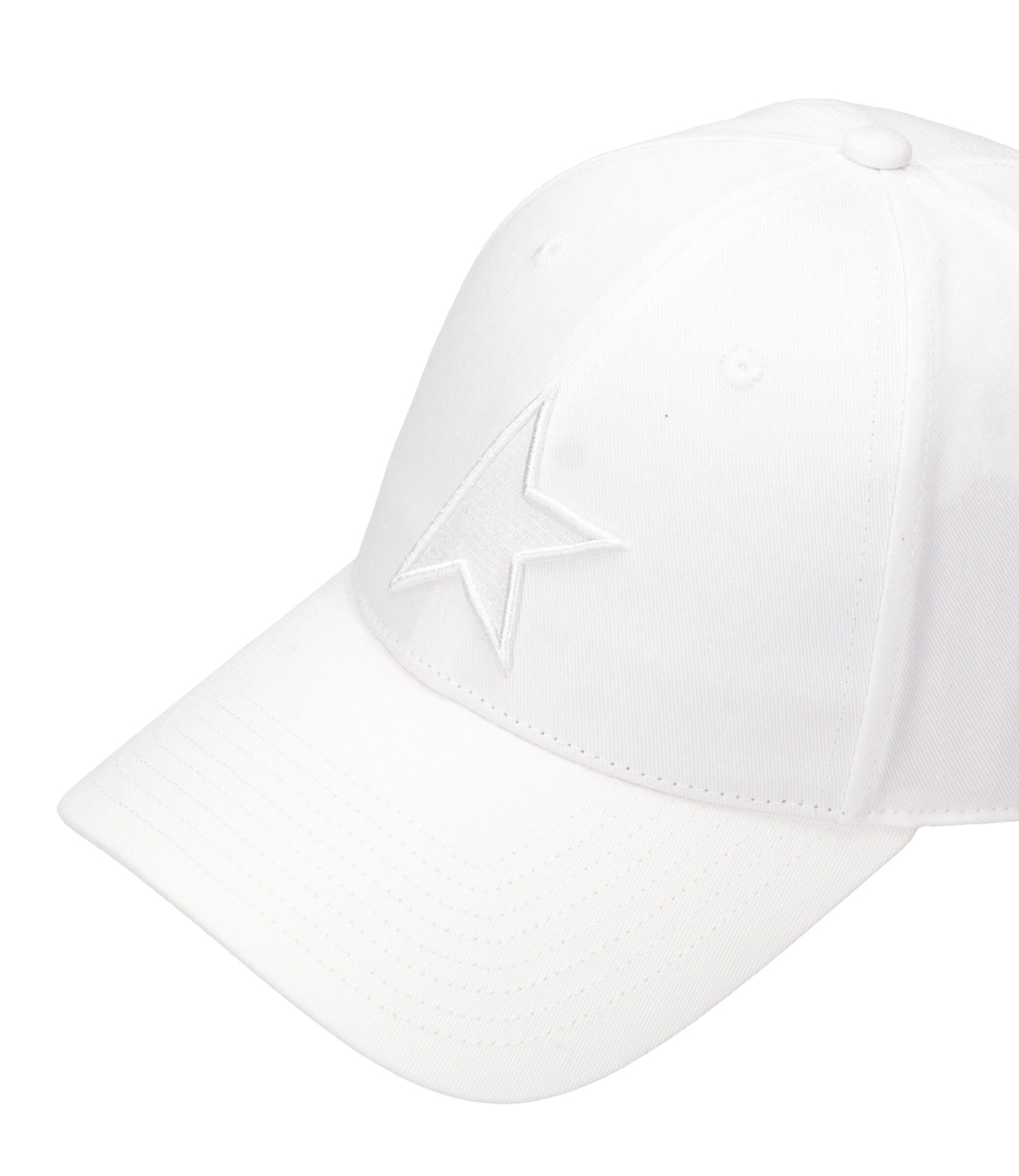 Golden Goose | Star Baseball Hat Demos Front Pach Star White